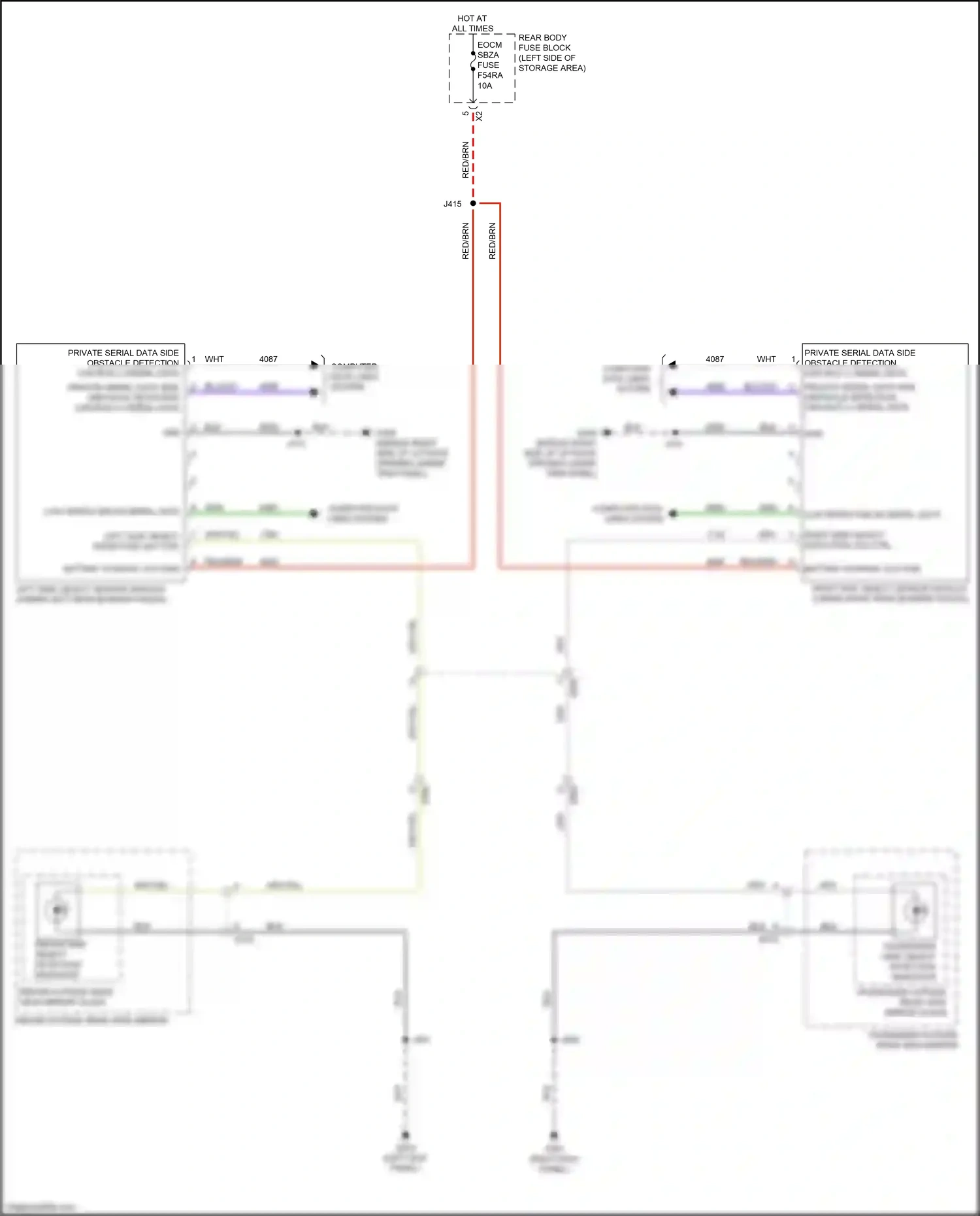Wiring diagram computer data lines system for GMC Acadia II facelift (2019-2024) (51 of 115)