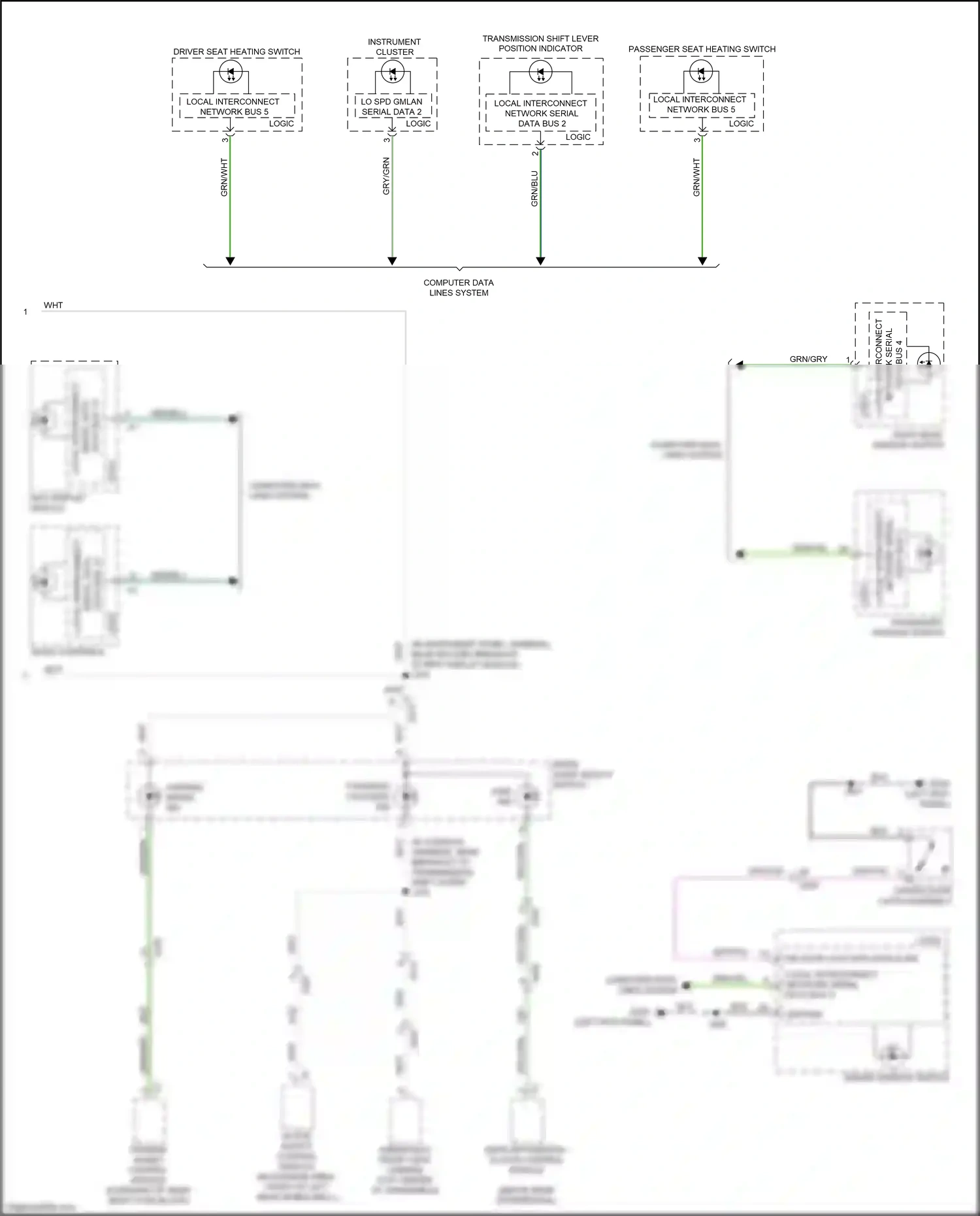 Wiring diagram computer data lines system for GMC Acadia II facelift (2019-2024) (57 of 115)