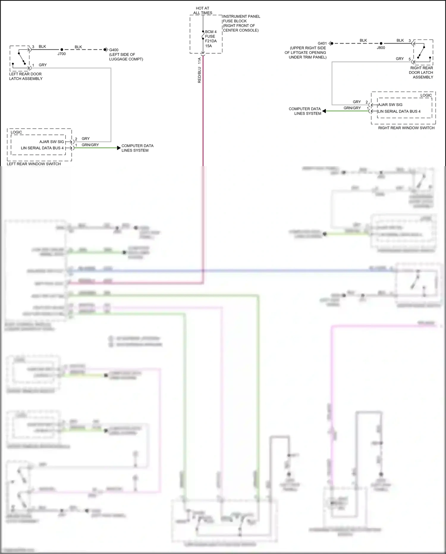 Wiring diagram computer data lines system for GMC Acadia II facelift (2019-2024) (79 of 115)