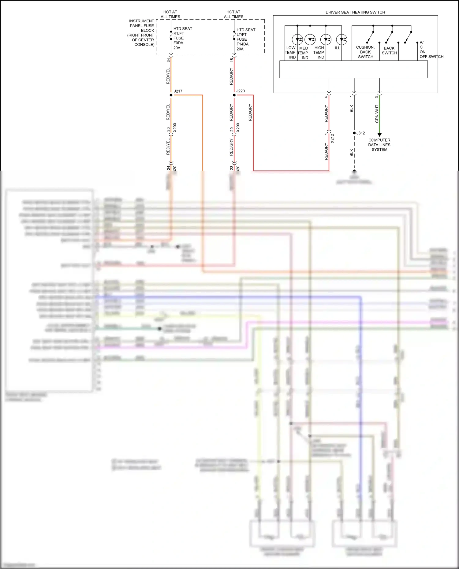 Wiring diagram computer data lines system for GMC Acadia II facelift (2019-2024) (15 of 115)