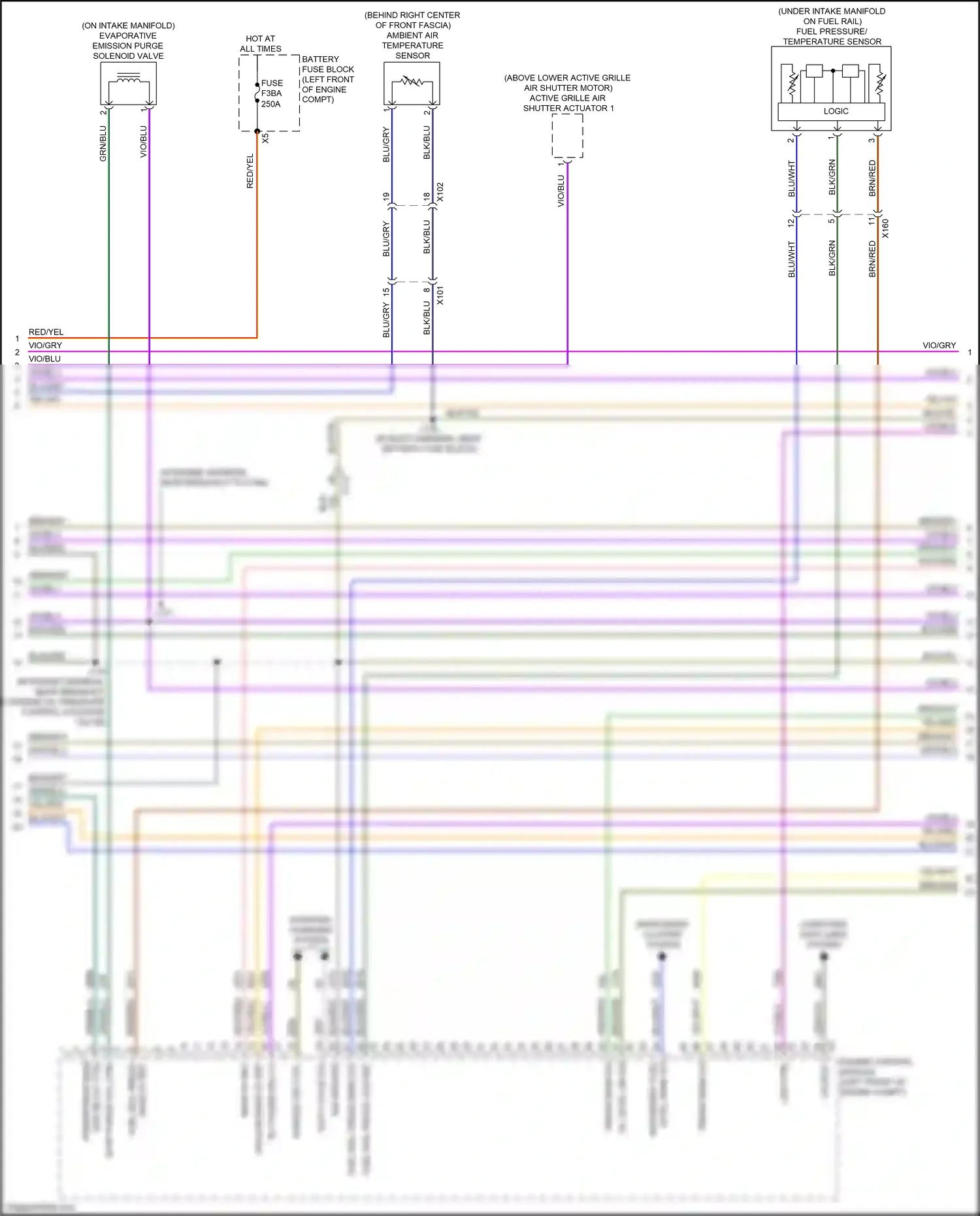 Wiring diagram computer data lines system for GMC Acadia II facelift (2019-2024) (112 of 115)