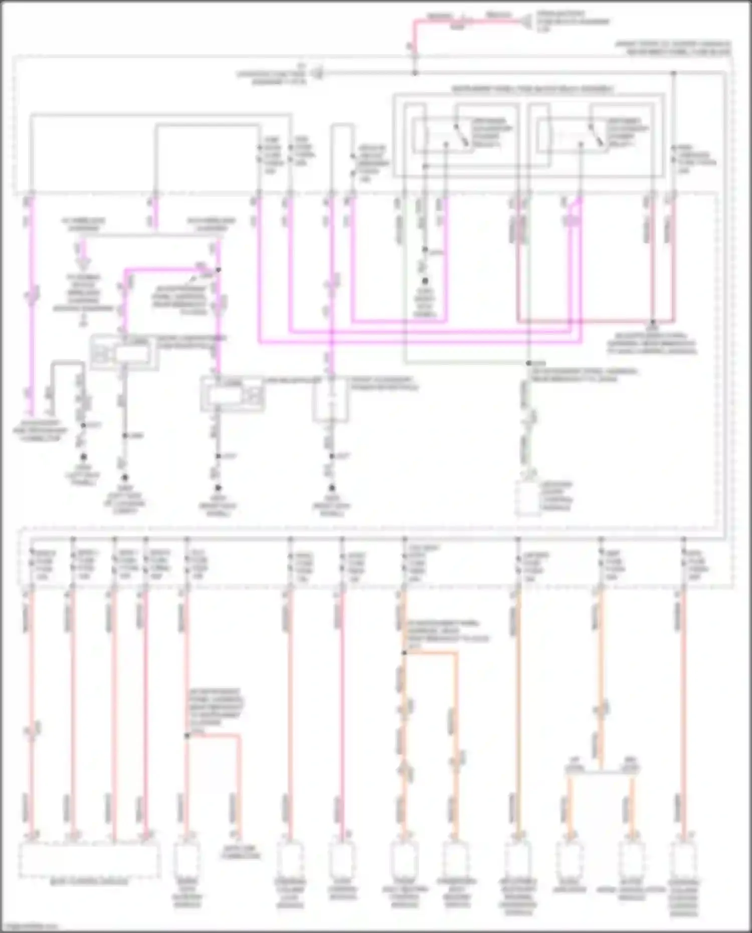 Wiring diagram data link connector for GMC Acadia II facelift (2019-2024) (2 of 2)