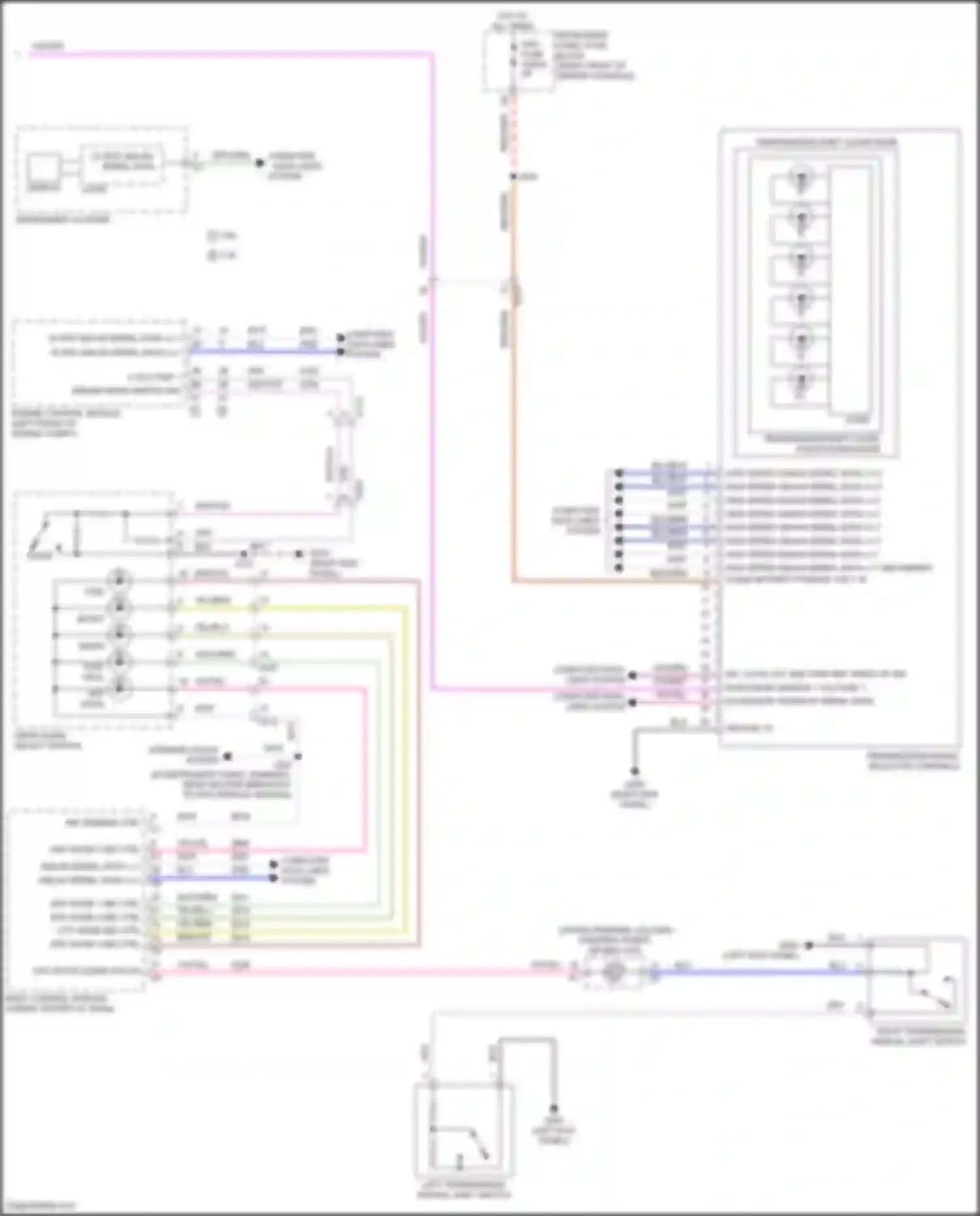 Wiring diagram display logic for GMC Acadia II facelift (2019-2024) (1 of 2)