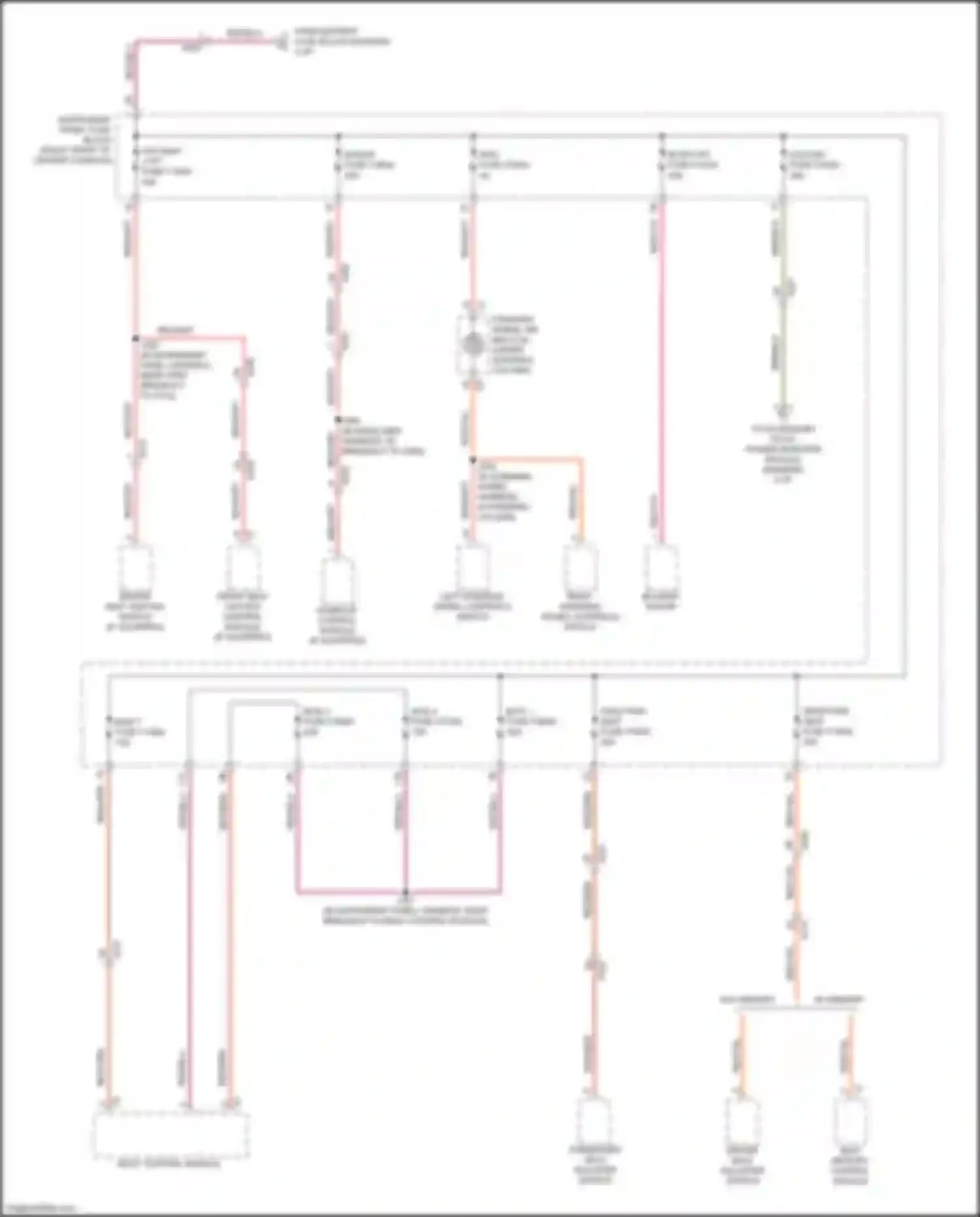 Wiring diagram front seat heating control module for GMC Acadia II facelift (2019-2024) (4 of 5)