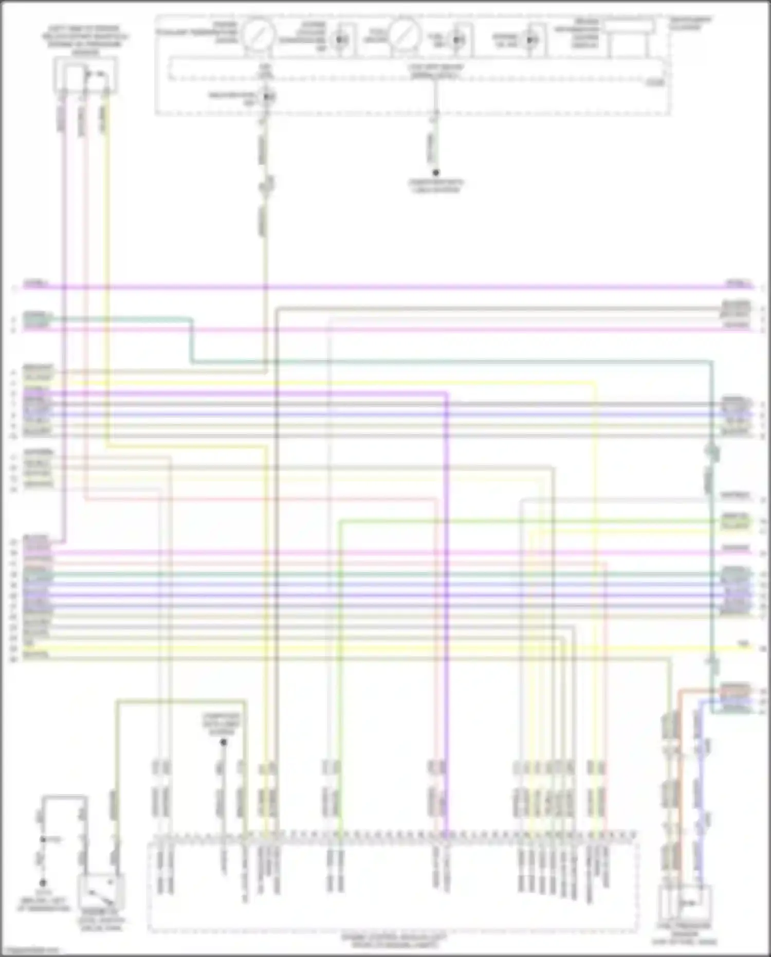 Wiring diagram fuel pressure sensor for GMC Acadia II facelift (2019-2024) (3 of 3)