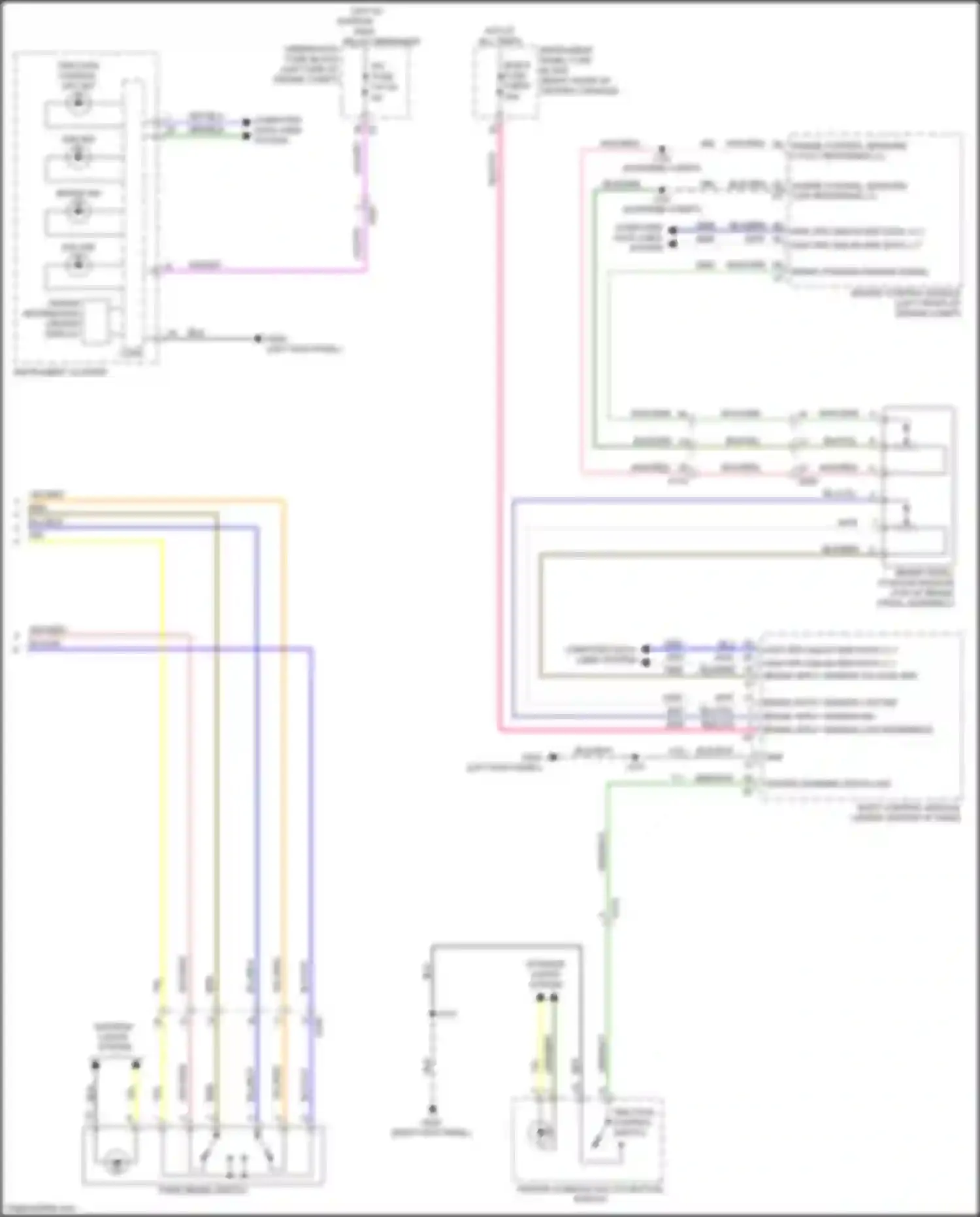 Wiring diagram gry/blu for GMC Acadia II facelift (2019-2024) (21 of 35)