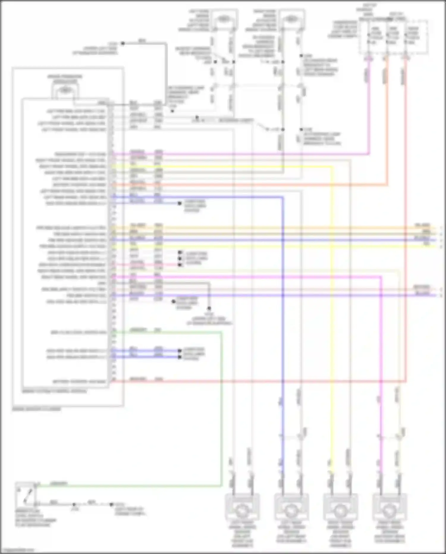 Wiring diagram gry/yel for GMC Acadia II facelift (2019-2024) (1 of 20)