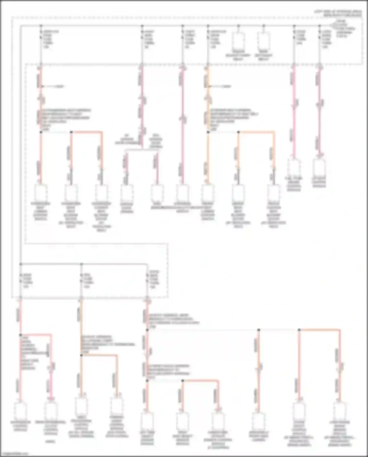 Wiring diagram hands-free liftgate sensor control module for GMC Acadia II facelift (2019-2024) (3 of 4)