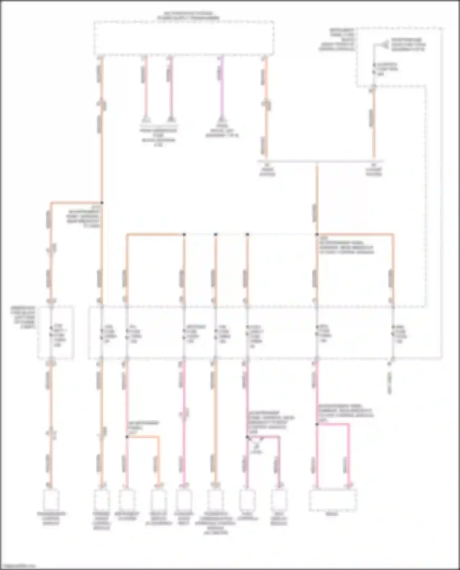 Wiring diagram hvac controls for GMC Acadia II facelift (2019-2024) (5 of 5)