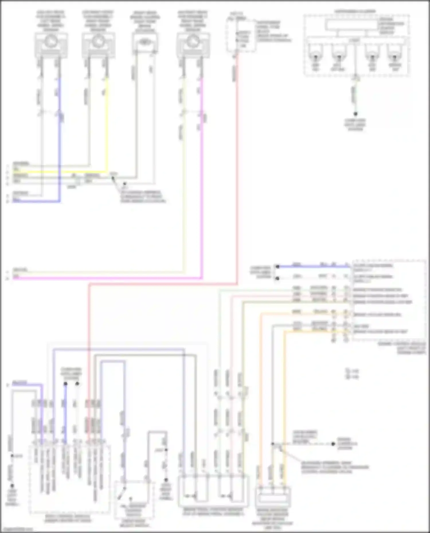 Wiring diagram instrument panel fuse block for GMC Acadia II facelift (2019-2024) (44 of 54)