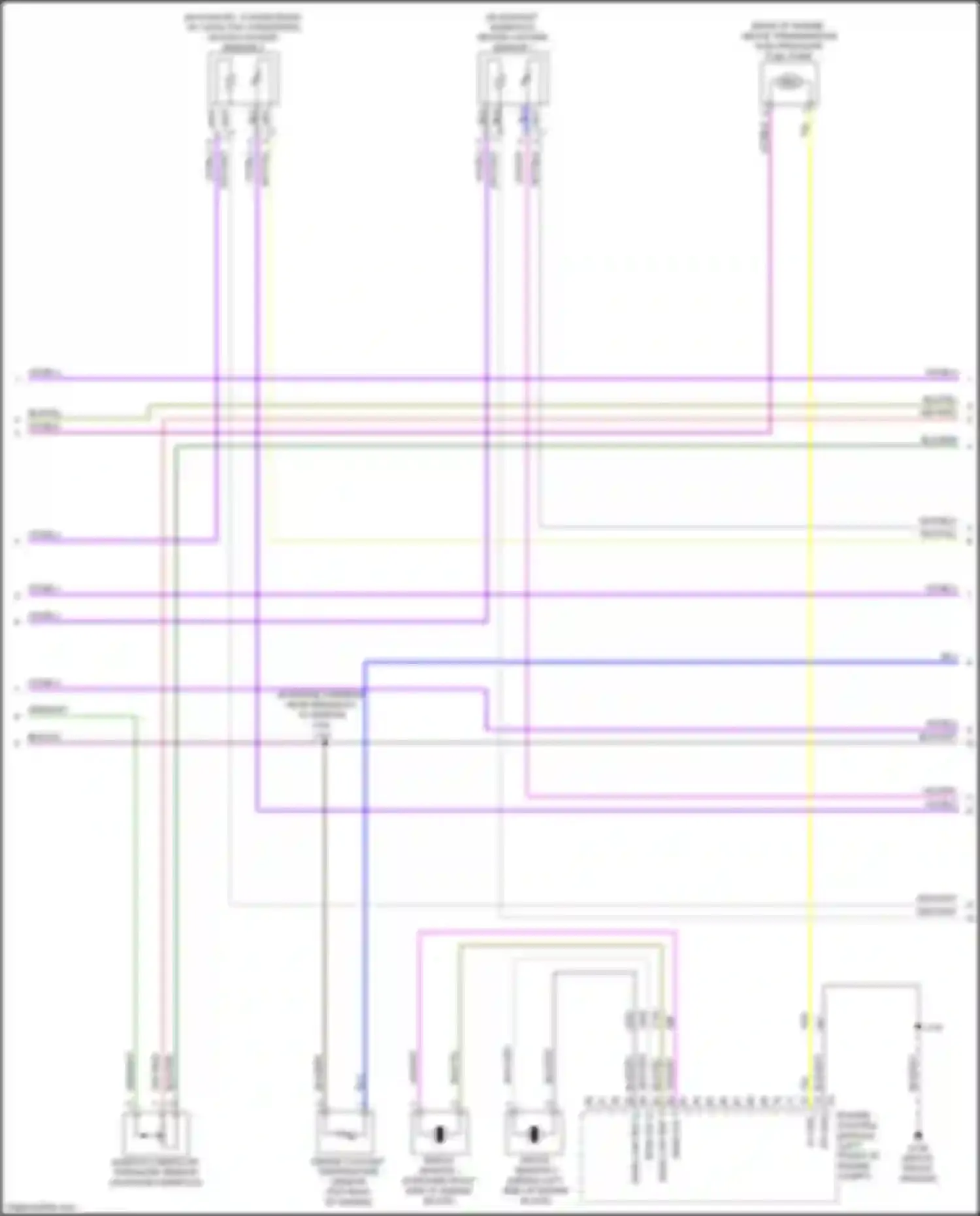 Wiring diagram knock sensor 1 for GMC Acadia II facelift (2019-2024) (2 of 3)