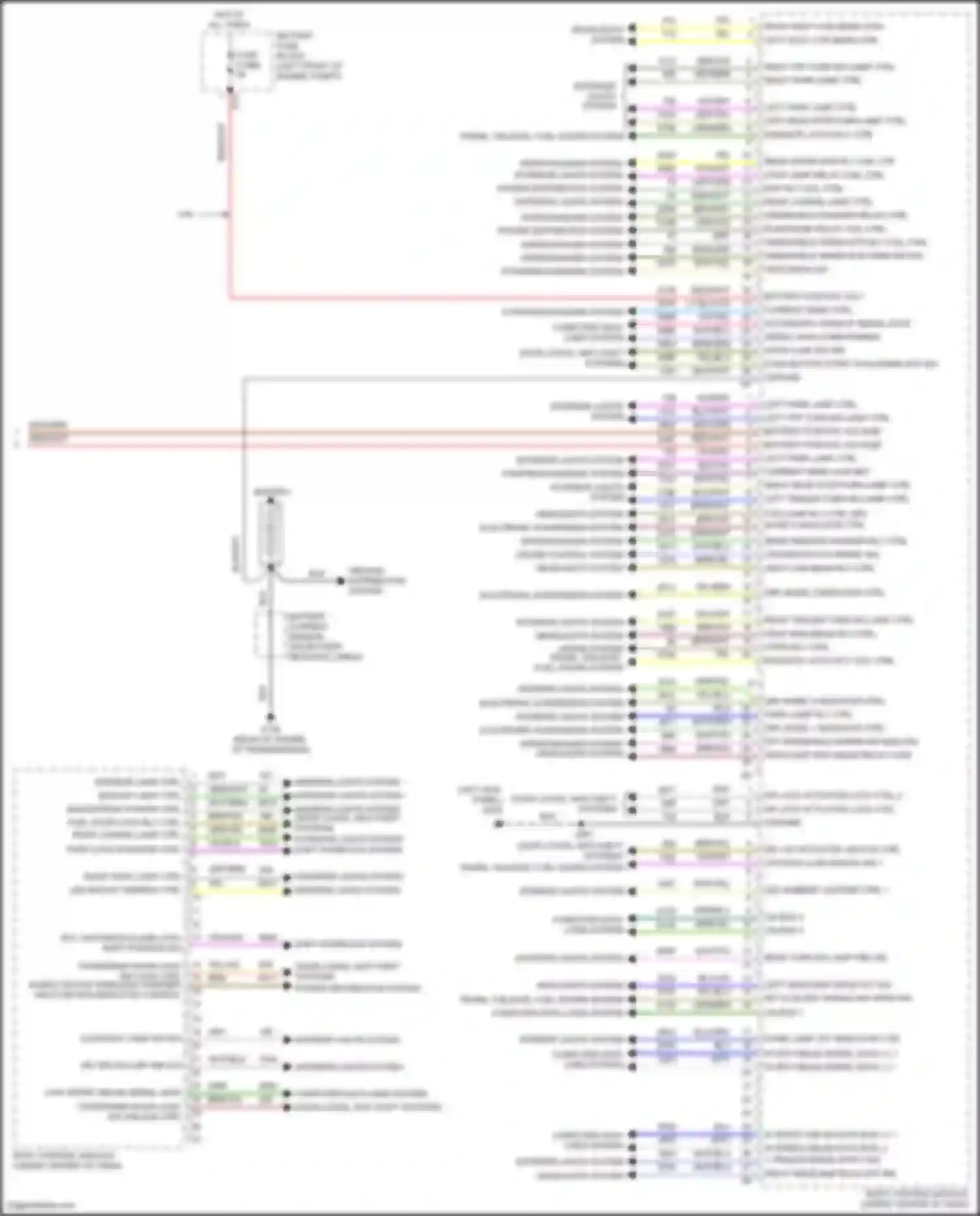 Wiring diagram liftgate ajar switch sig 1 for GMC Acadia II facelift (2019-2024) (1 of 1)