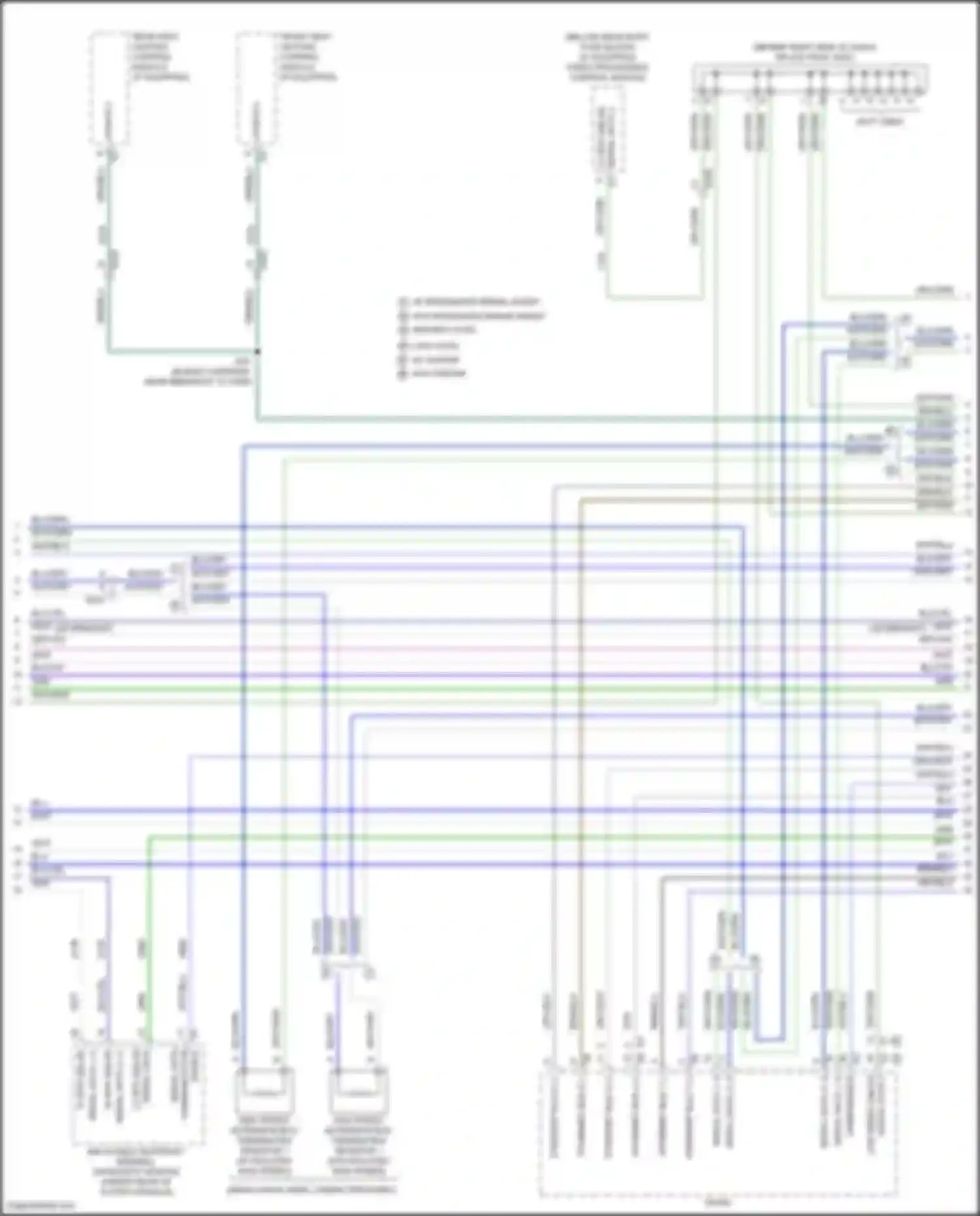 Wiring diagram lin bus 2 for GMC Acadia II facelift (2019-2024) (3 of 8)