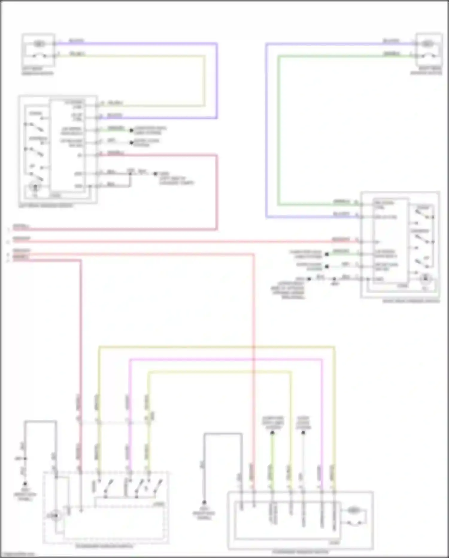 Wiring diagram lin serial data bus 4 for GMC Acadia II facelift (2019-2024) (2 of 4)