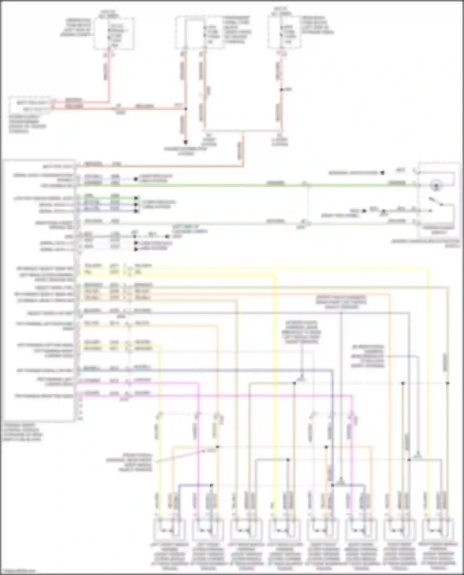 Wiring diagram low spd gmlan serial data for GMC Acadia II facelift (2019-2024) (7 of 8)
