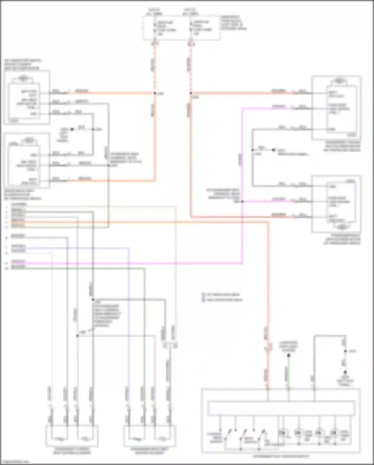 Wiring diagram low temp ind for GMC Acadia II facelift (2019-2024) (2 of 2)