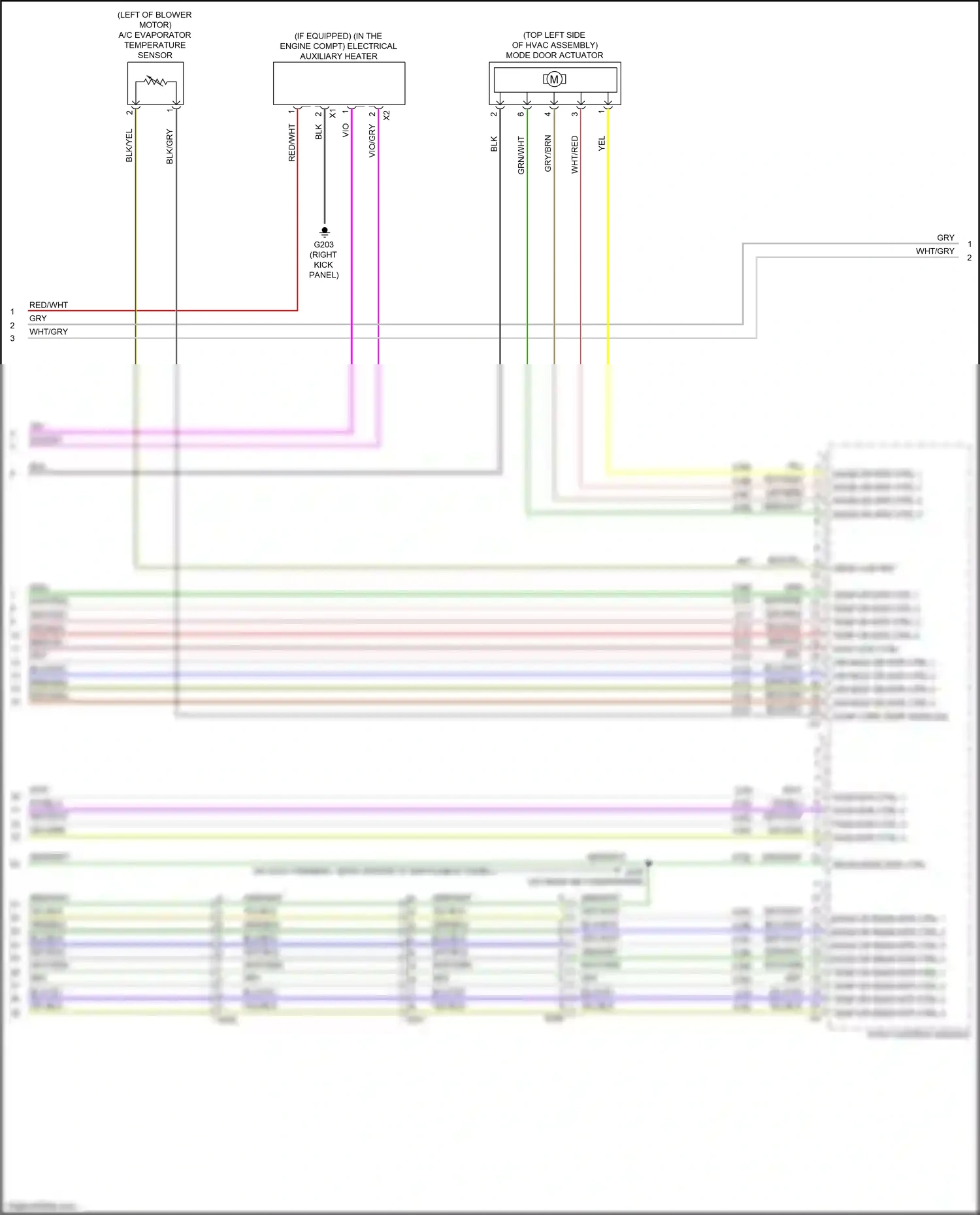 GMC Acadia II facelift (2019-2024) mode dr mtr ctrl 1 wiring diagram  (1 of 1)