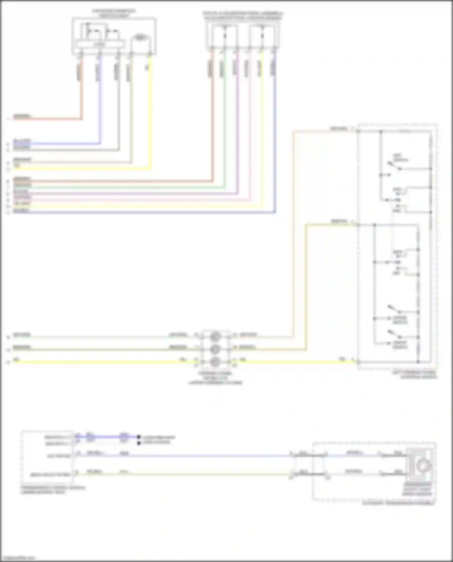 Wiring diagram on/off switch for GMC Acadia II facelift (2019-2024) (1 of 1)
