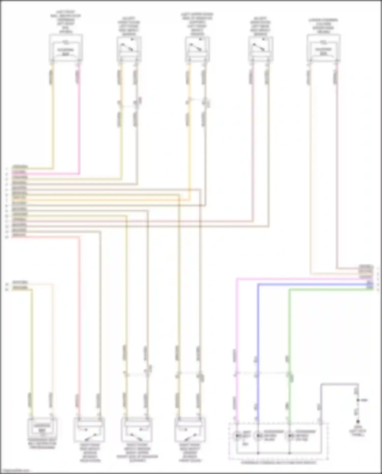 Wiring diagram org/vio for GMC Acadia II facelift (2019-2024) (2 of 4)