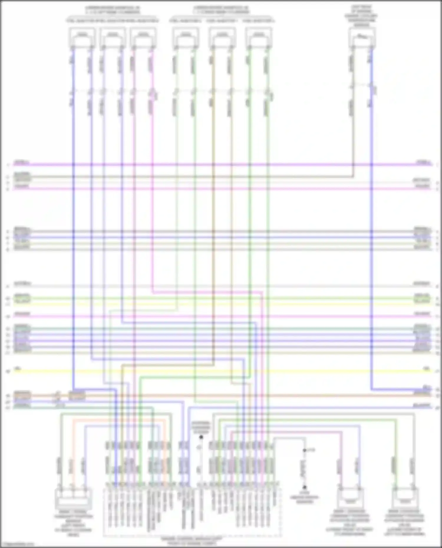 Wiring diagram powertrain sensor for GMC Acadia II facelift (2019-2024) (1 of 1)