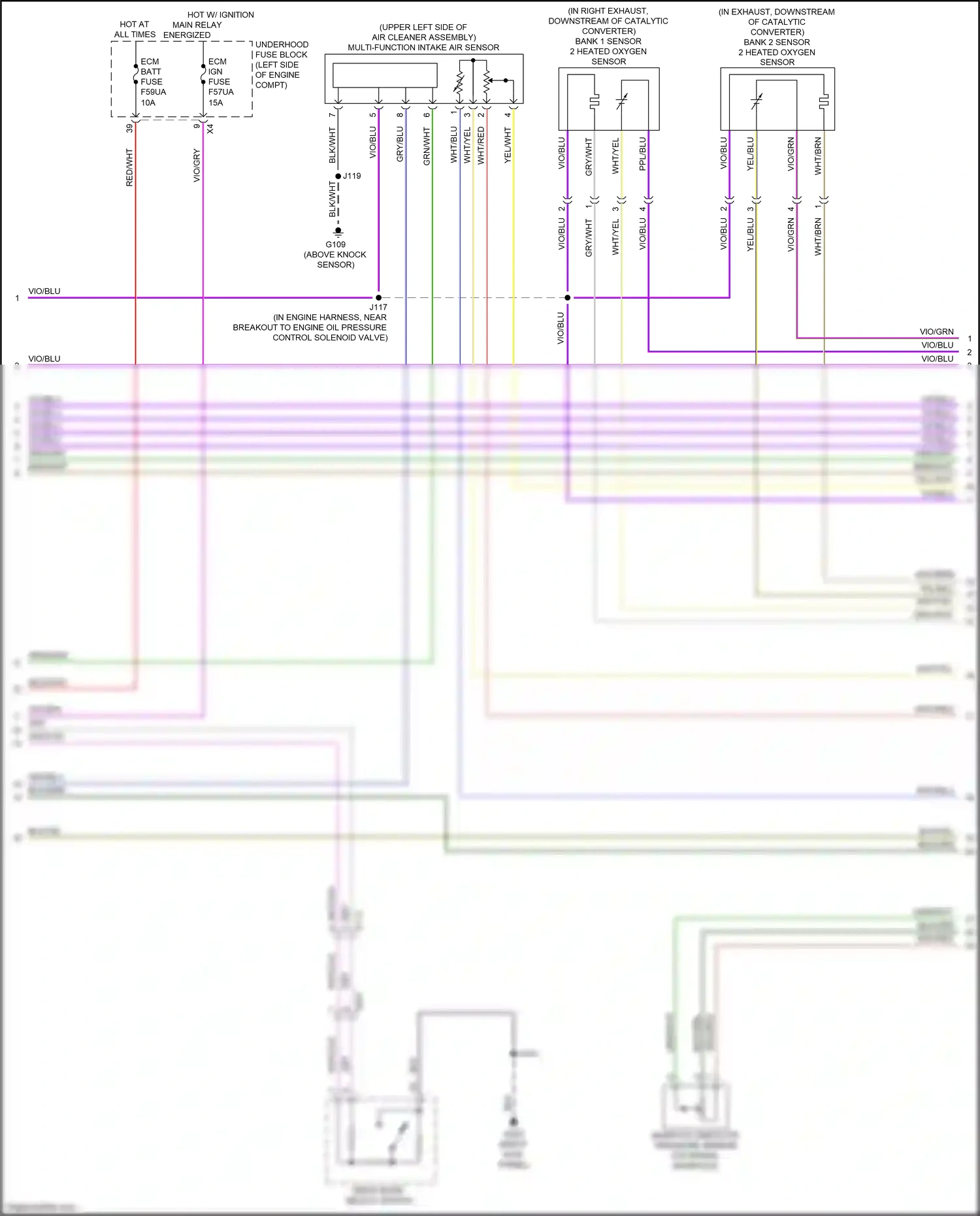 GMC Acadia II facelift (2019-2024) ppl/blu wiring diagram  (1 of 1)