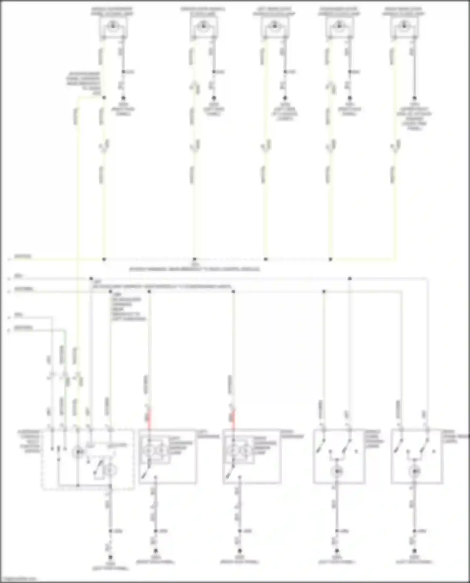 Wiring diagram red for GMC Acadia II facelift (2019-2024) (11 of 31)