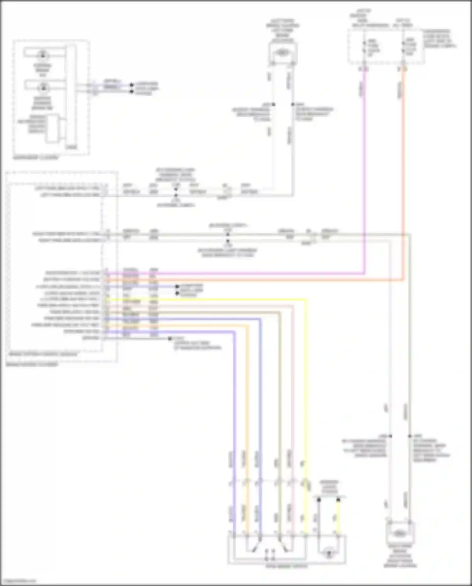 Wiring diagram red/yel for GMC Acadia II facelift (2019-2024) (33 of 48)