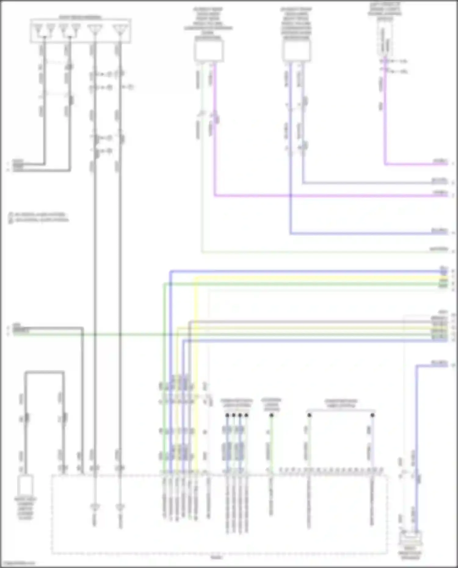 Wiring diagram ser data comm enable for GMC Acadia II facelift (2019-2024) (3 of 6)