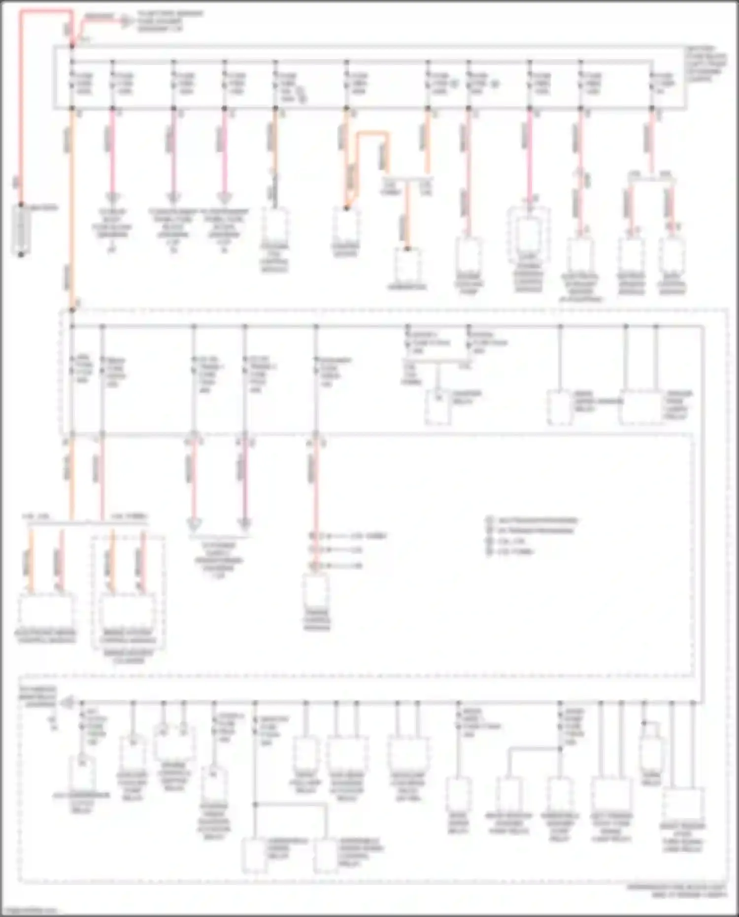 Wiring diagram starter relay for GMC Acadia II facelift (2019-2024) (5 of 5)