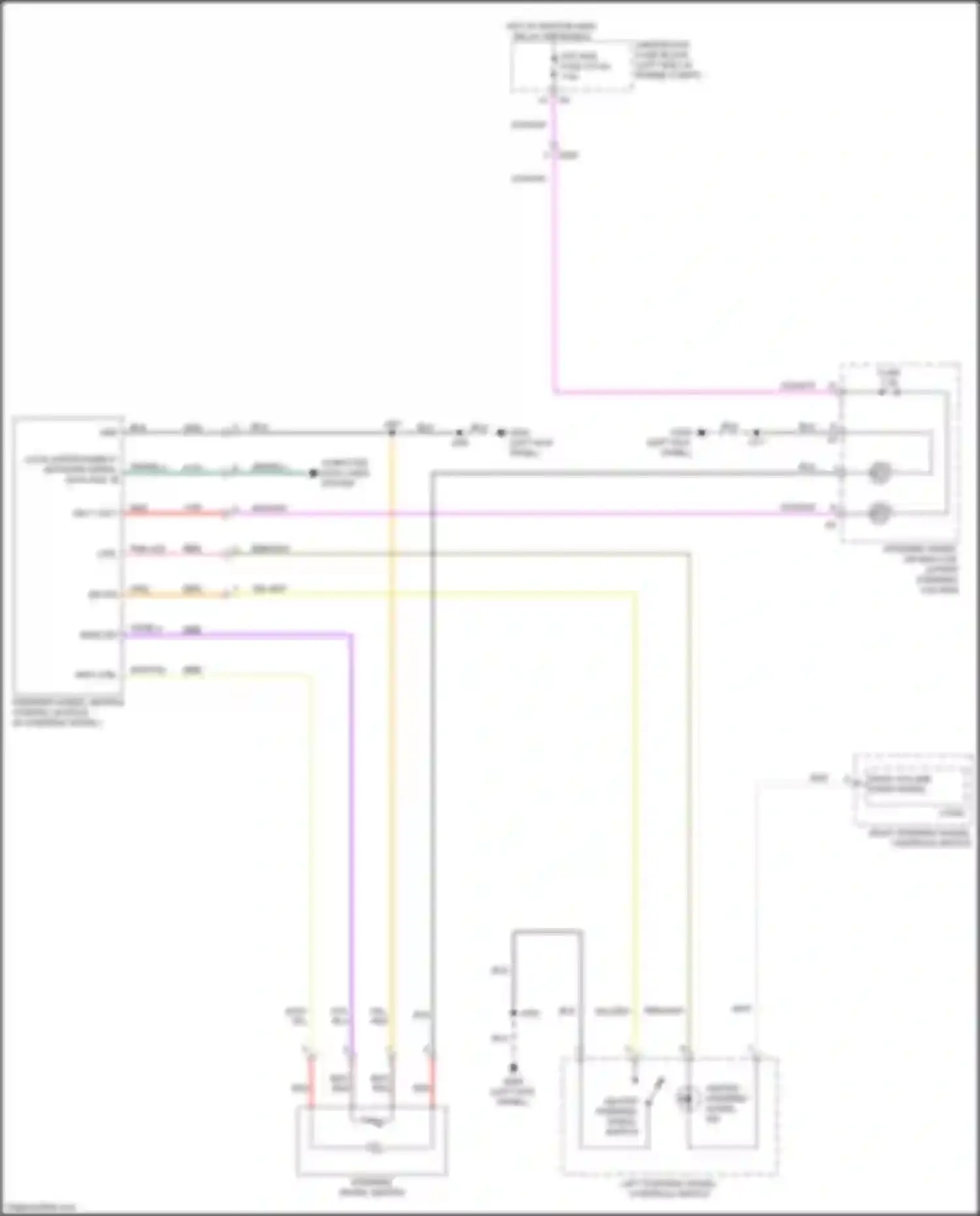Wiring diagram steering wheel heater for GMC Acadia II facelift (2019-2024) (2 of 2)