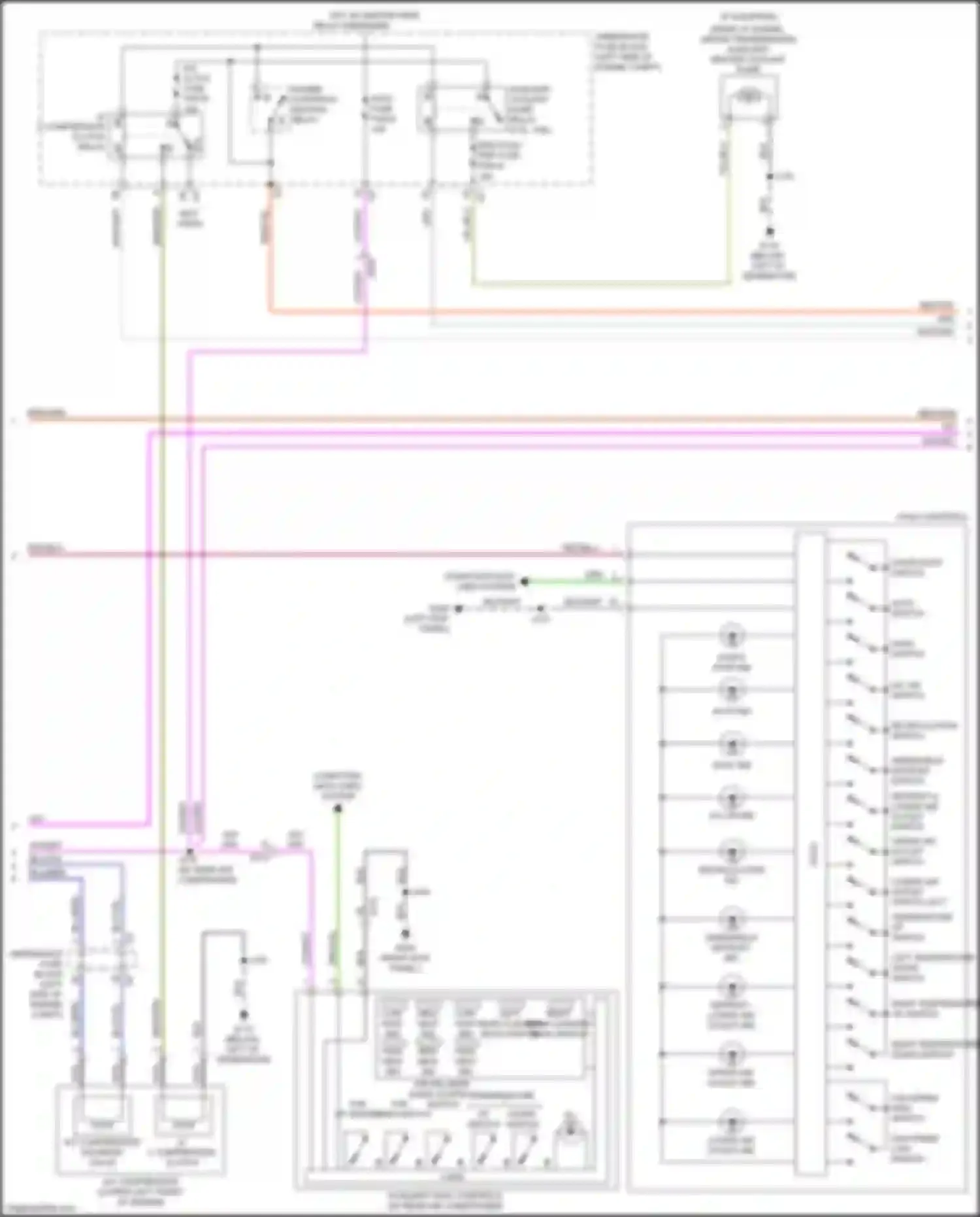Wiring diagram up switch for GMC Acadia II facelift (2019-2024) (1 of 1)