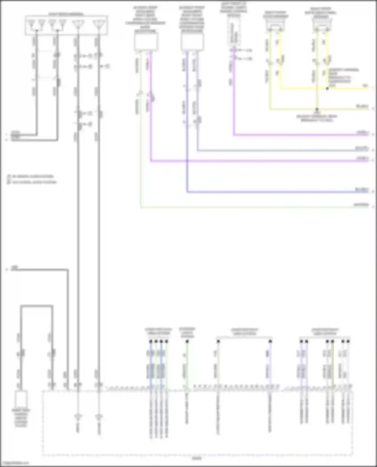 Wiring diagram w/ digital audio system for GMC Acadia II facelift (2019-2024) (1 of 2)