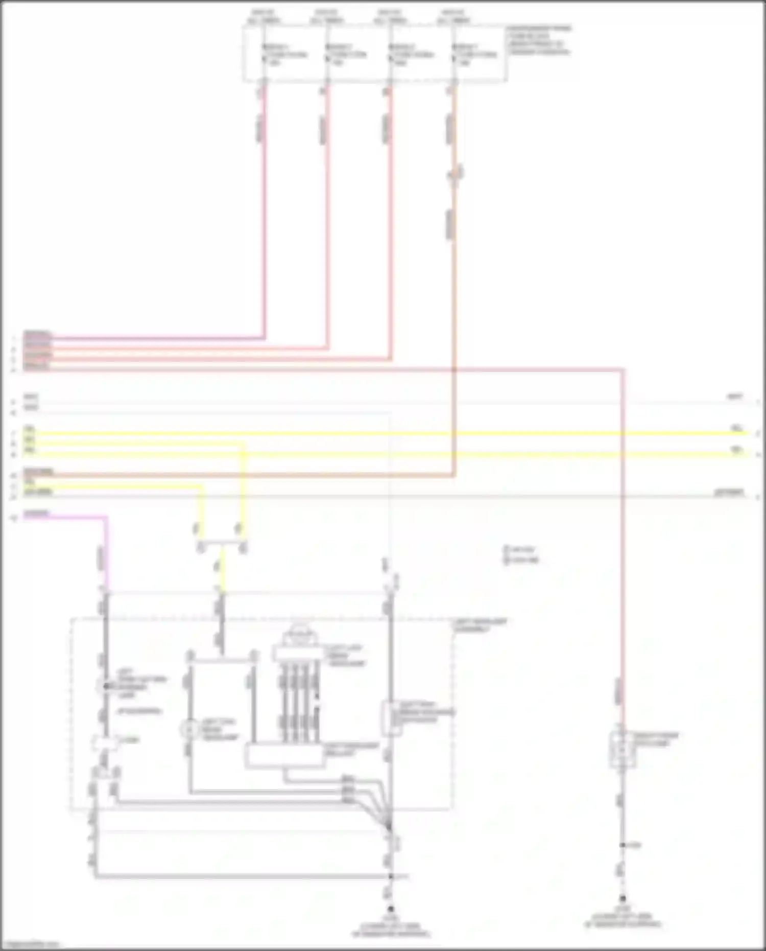 Wiring diagram w/ hid for GMC Acadia II facelift (2019-2024) (3 of 5)