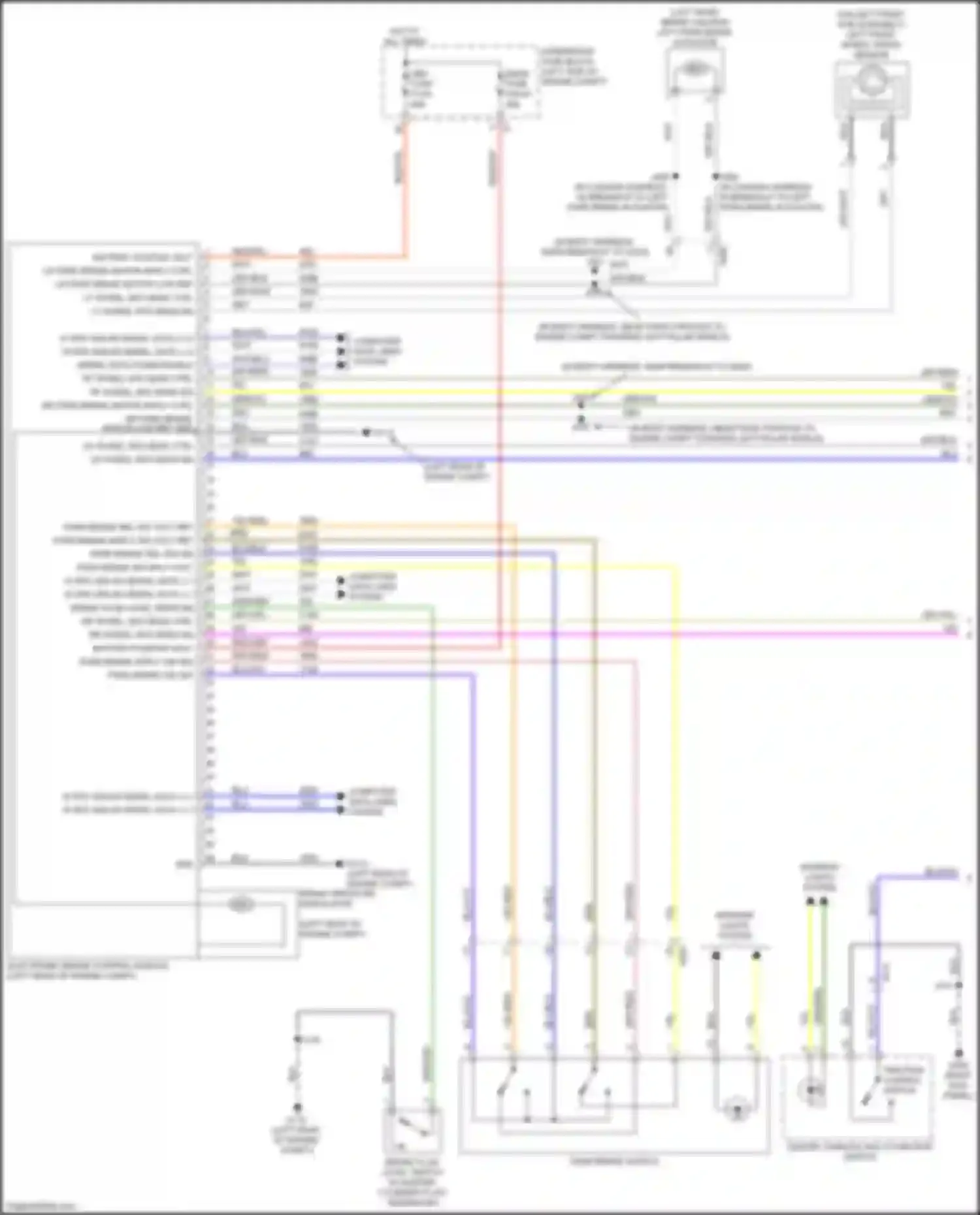 Wiring diagram yel/red for GMC Acadia II facelift (2019-2024) (12 of 24)