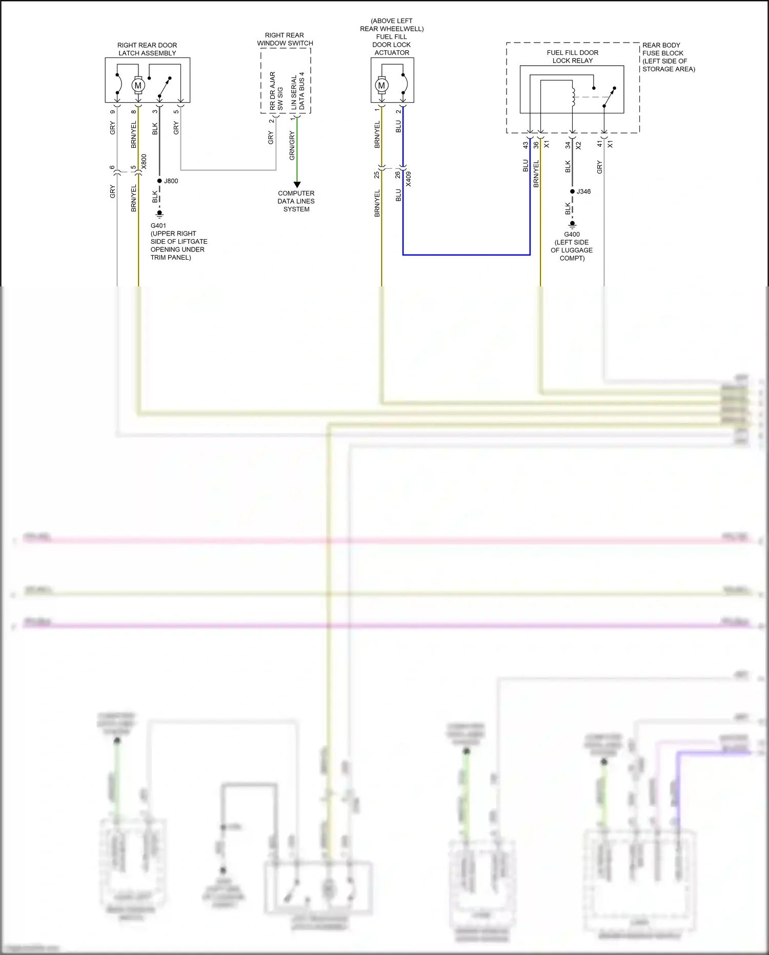 Wiring diagram blk for GMC Acadia II (2016-2019) (87 of 122)