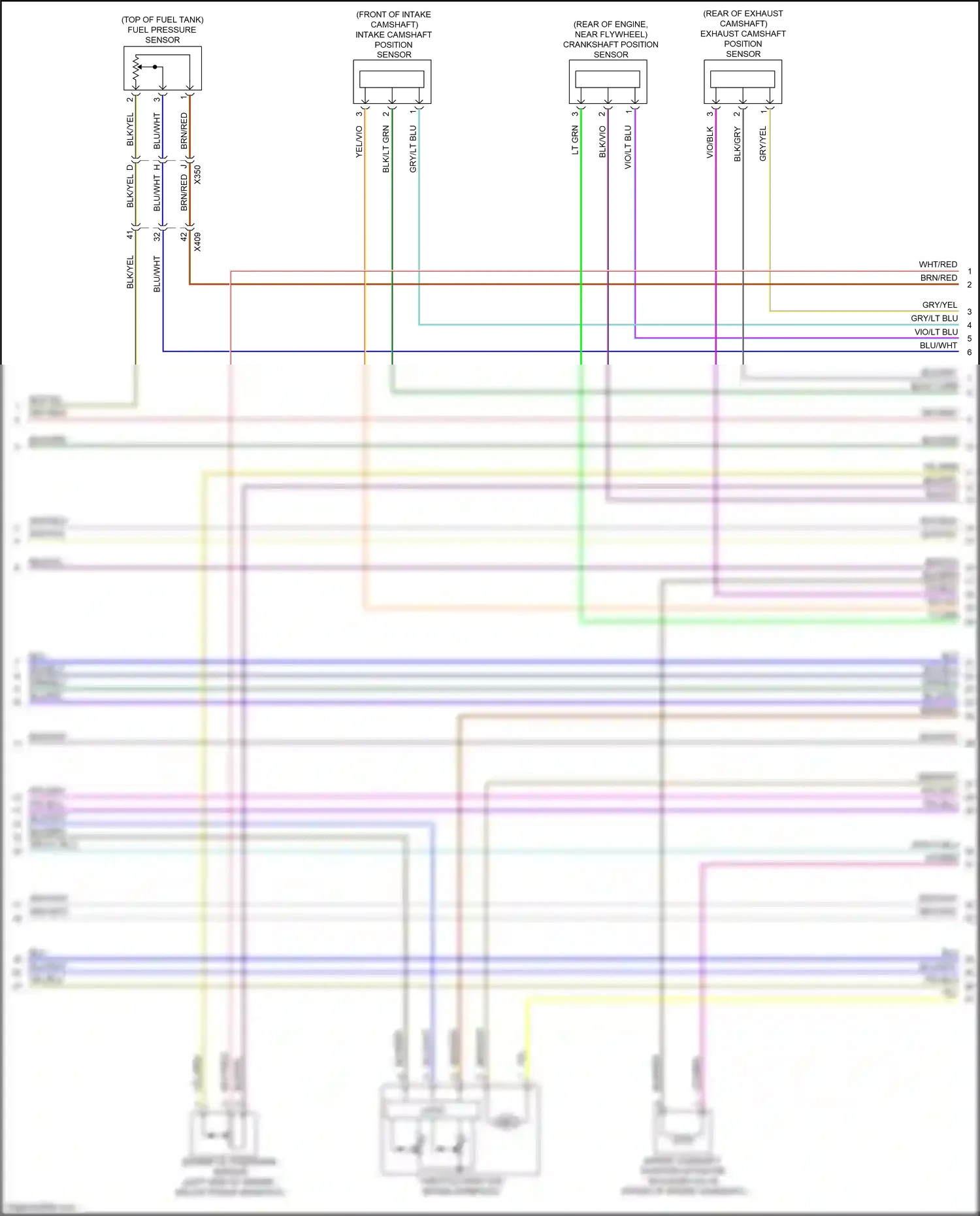 Wiring diagram blk/vio for GMC Acadia II (2016-2019) (3 of 5)