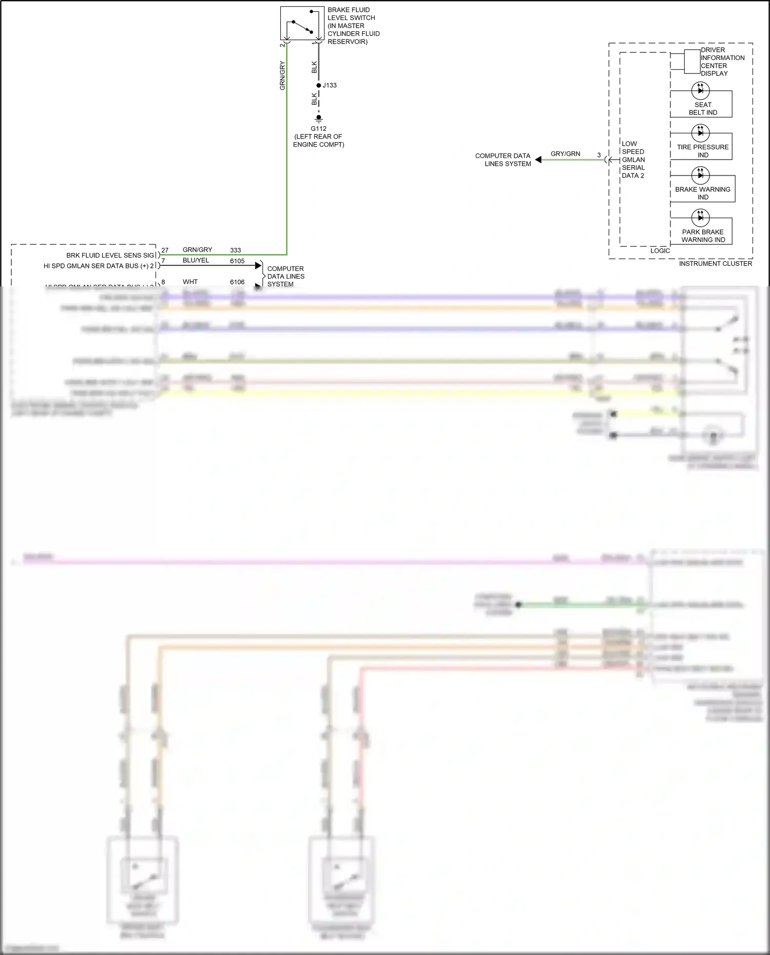 Wiring diagram computer data lines system for GMC Acadia II (2016-2019) (70 of 89)
