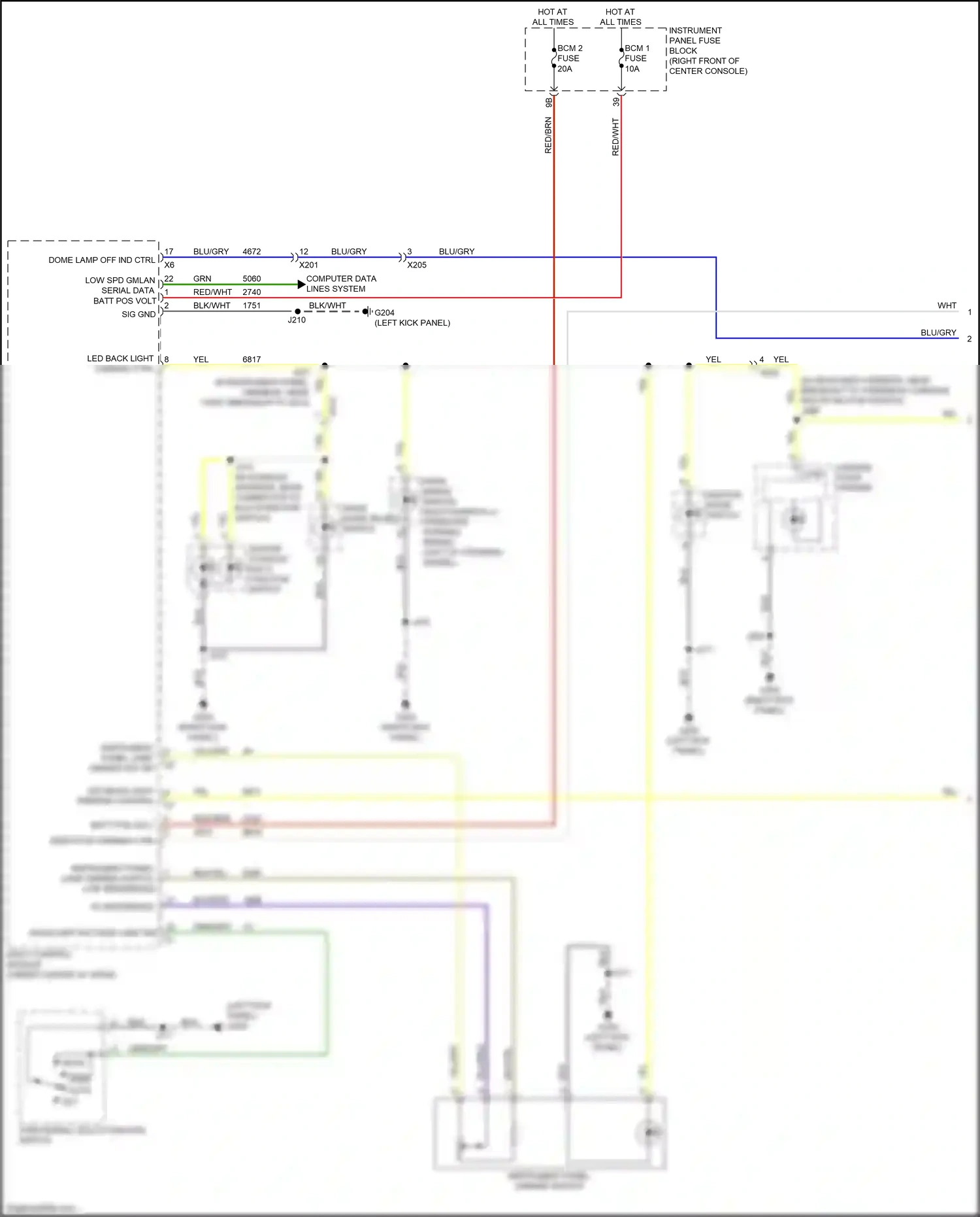 Wiring diagram drive mode select switch for GMC Acadia II (2016-2019) (6 of 10)