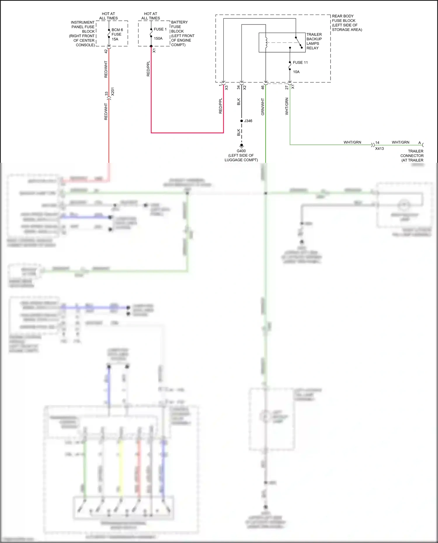 Wiring diagram engine control module for GMC Acadia II (2016-2019) (3 of 22)