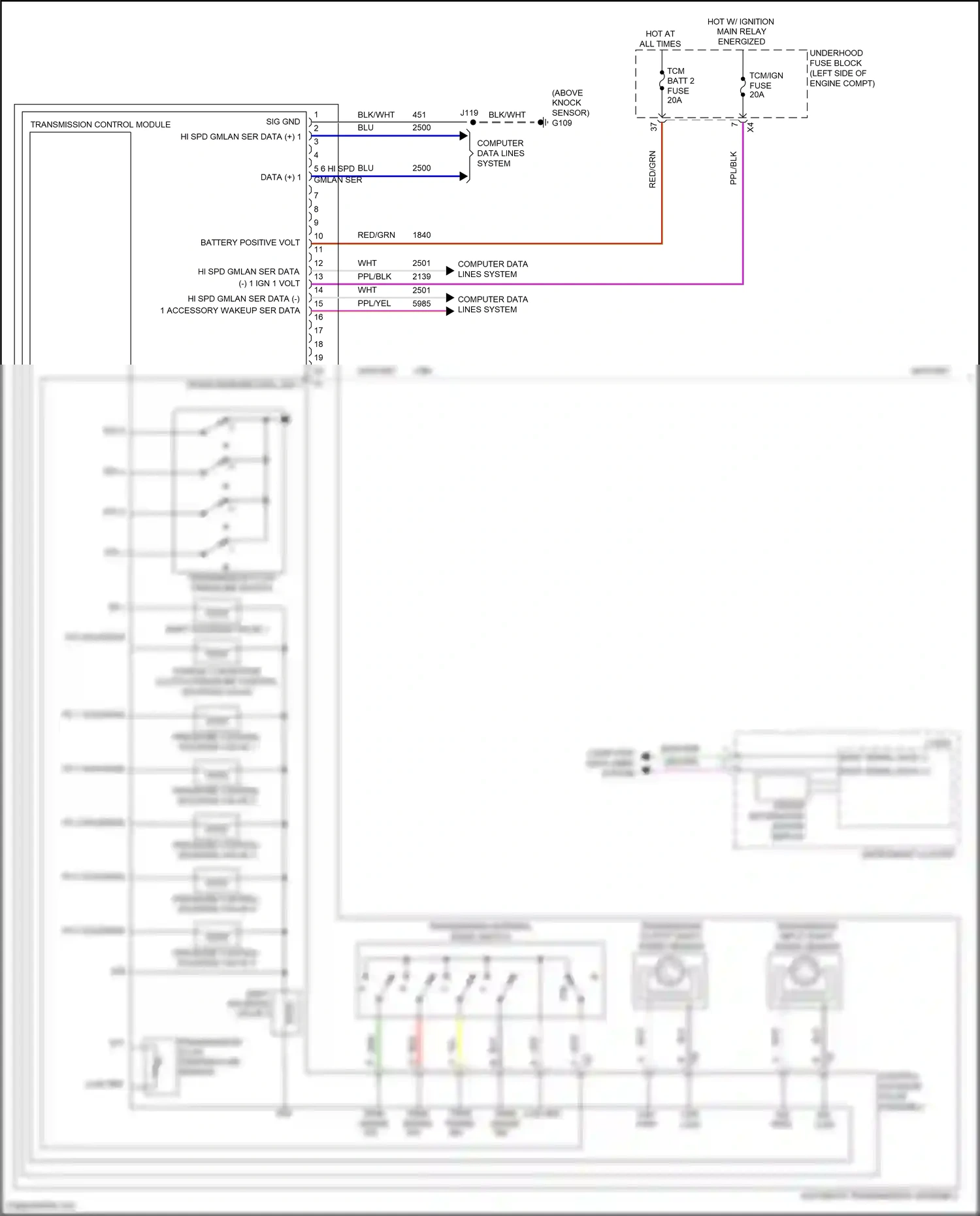 Wiring diagram grn for GMC Acadia II (2016-2019) (42 of 60)