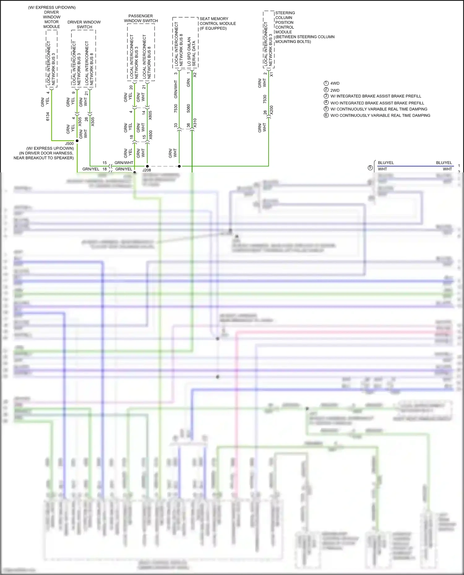 Wiring diagram grn/ppl for GMC Acadia II (2016-2019) (12 of 19)