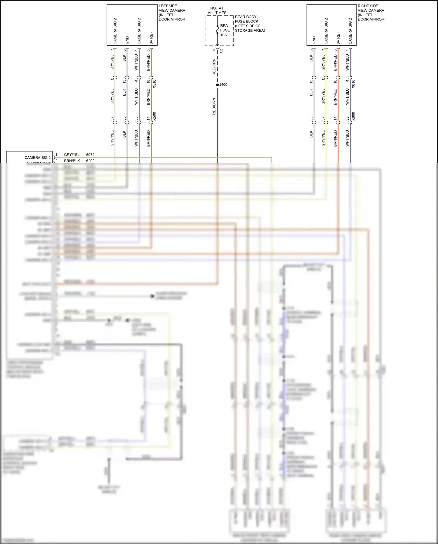 Wiring diagram human machine interface control module for GMC Acadia II (2016-2019) (1 of 6)