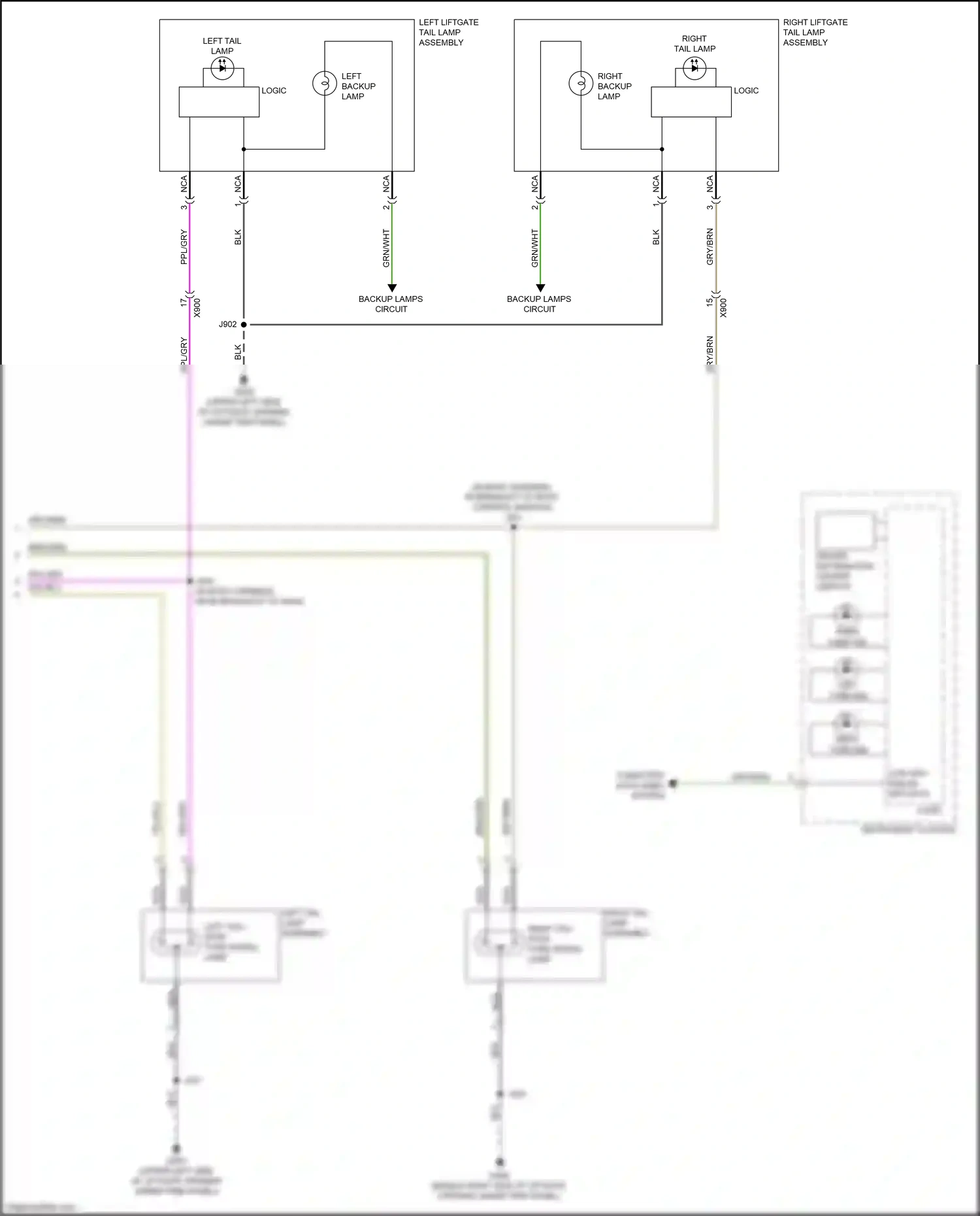 Wiring diagram left turn ind for GMC Acadia II (2016-2019) (1 of 1)