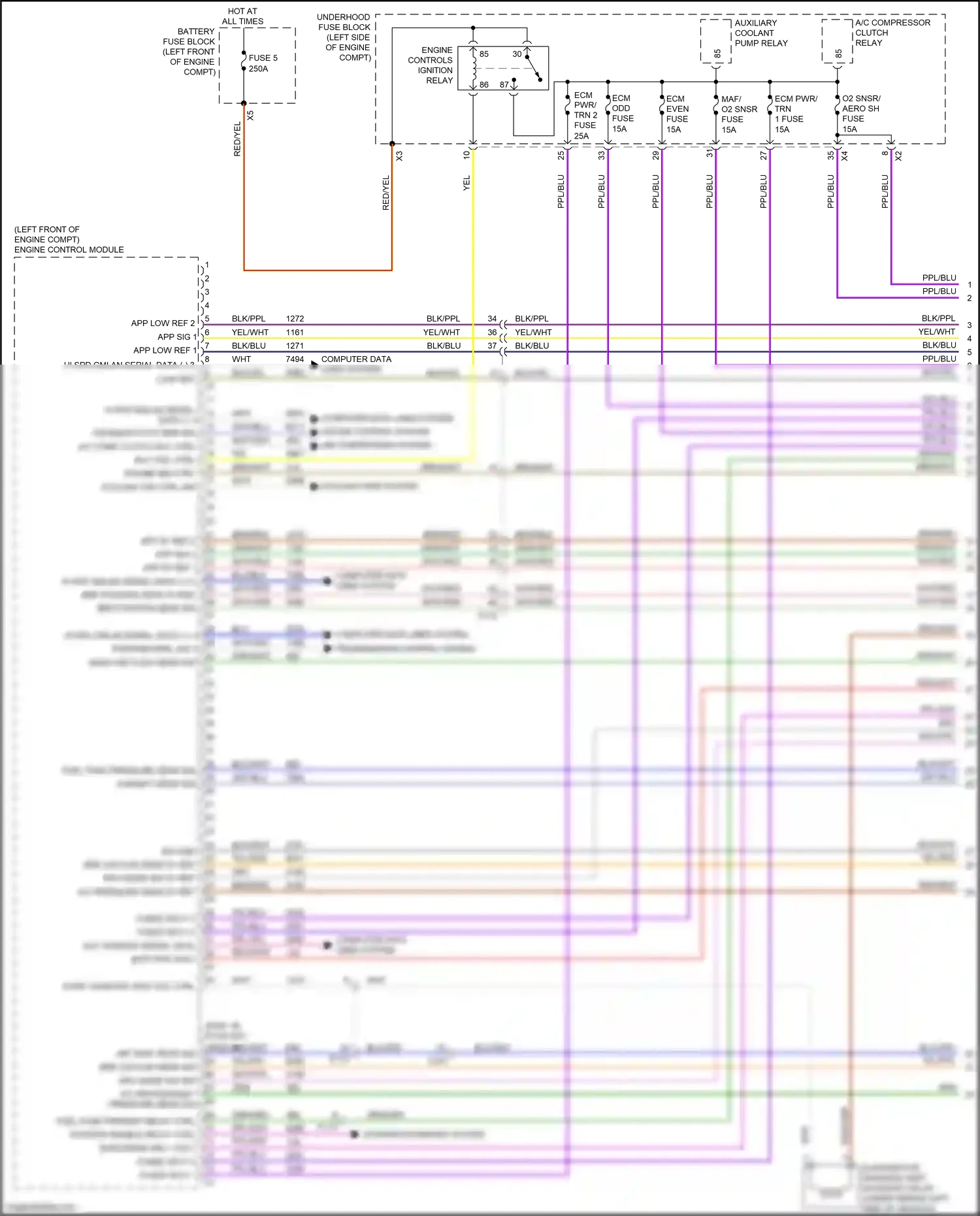 Wiring diagram low ref for GMC Acadia II (2016-2019) (14 of 18)