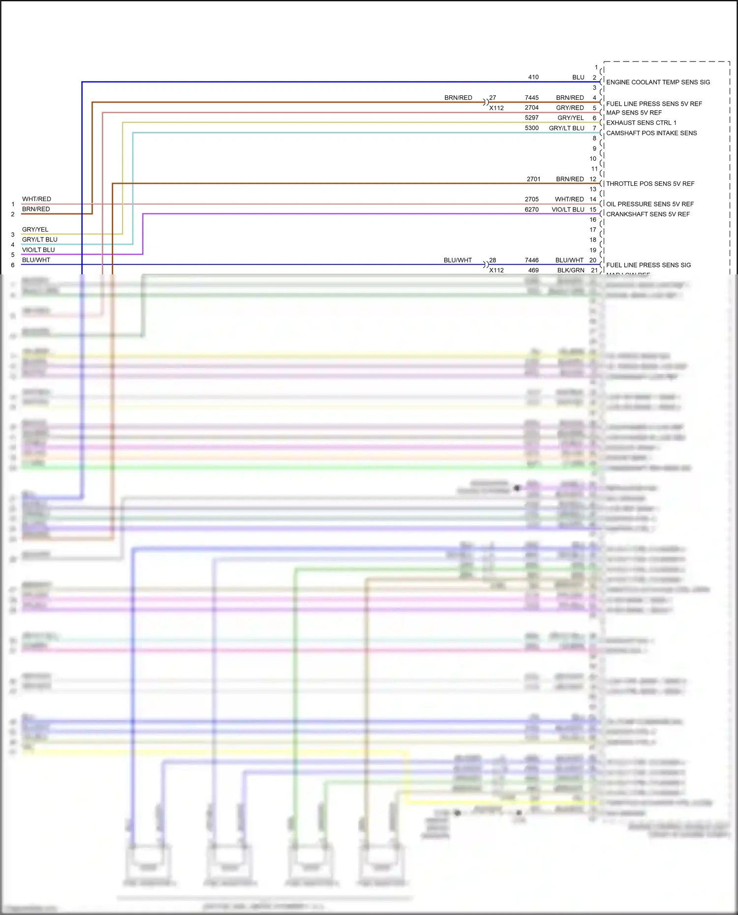 Wiring diagram map low ref for GMC Acadia II (2016-2019) (1 of 1)