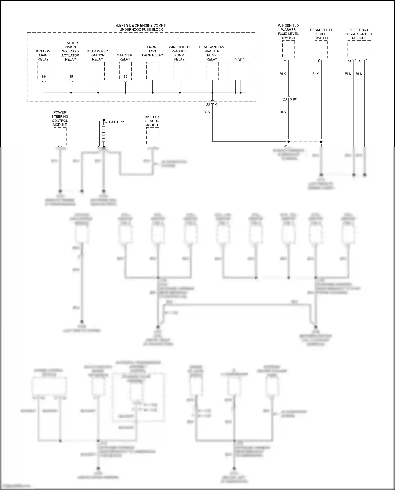 Wiring diagram multi-function intake air sensor for GMC Acadia II (2016-2019) (1 of 3)