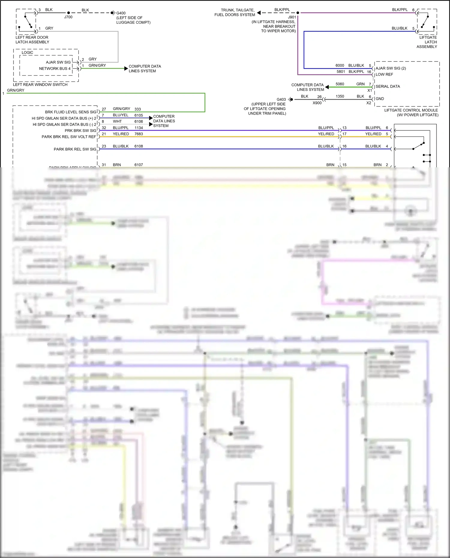 Wiring diagram park brk apply volt ref for GMC Acadia II (2016-2019) (1 of 2)