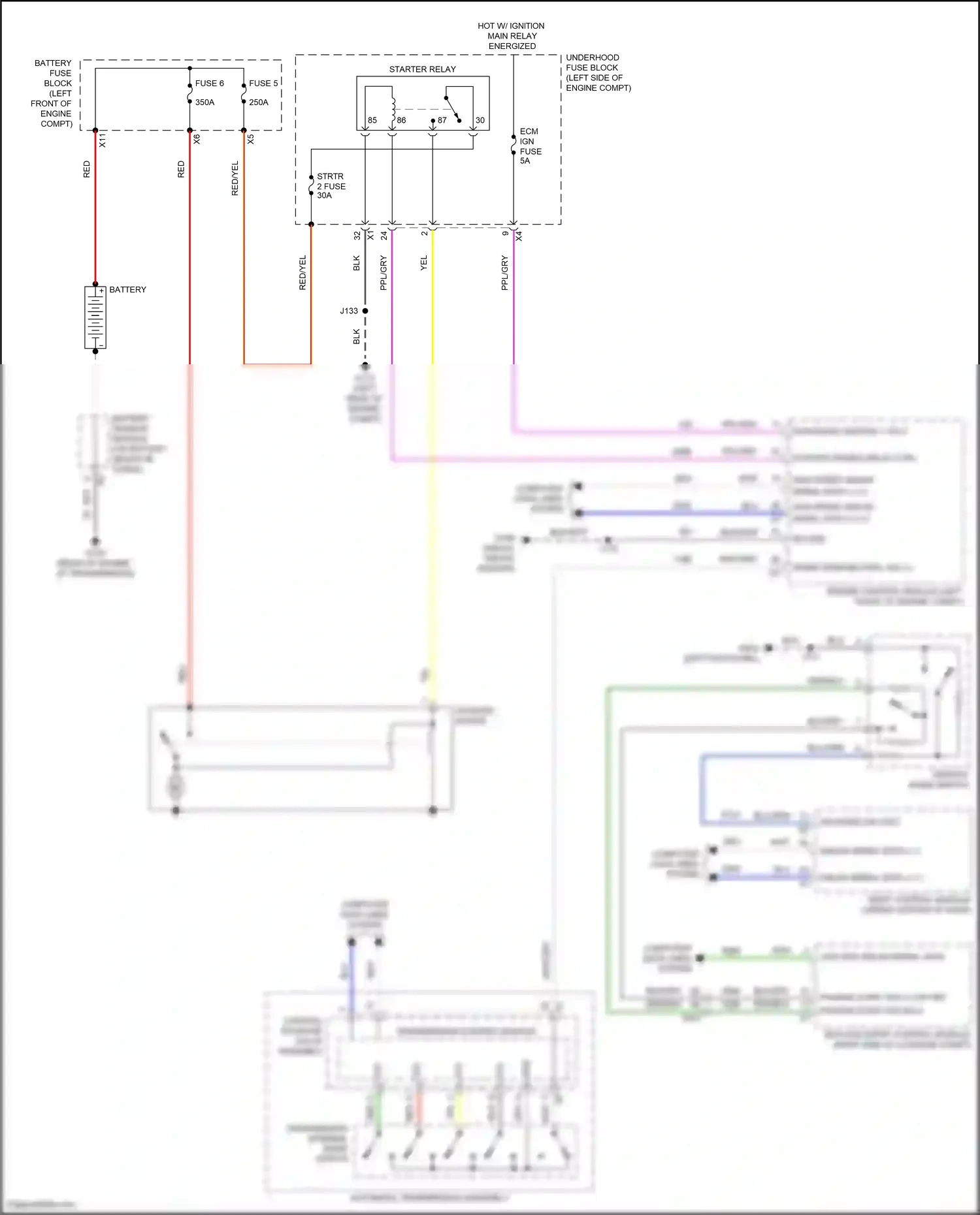 Wiring diagram sig c for GMC Acadia II (2016-2019) (2 of 4)