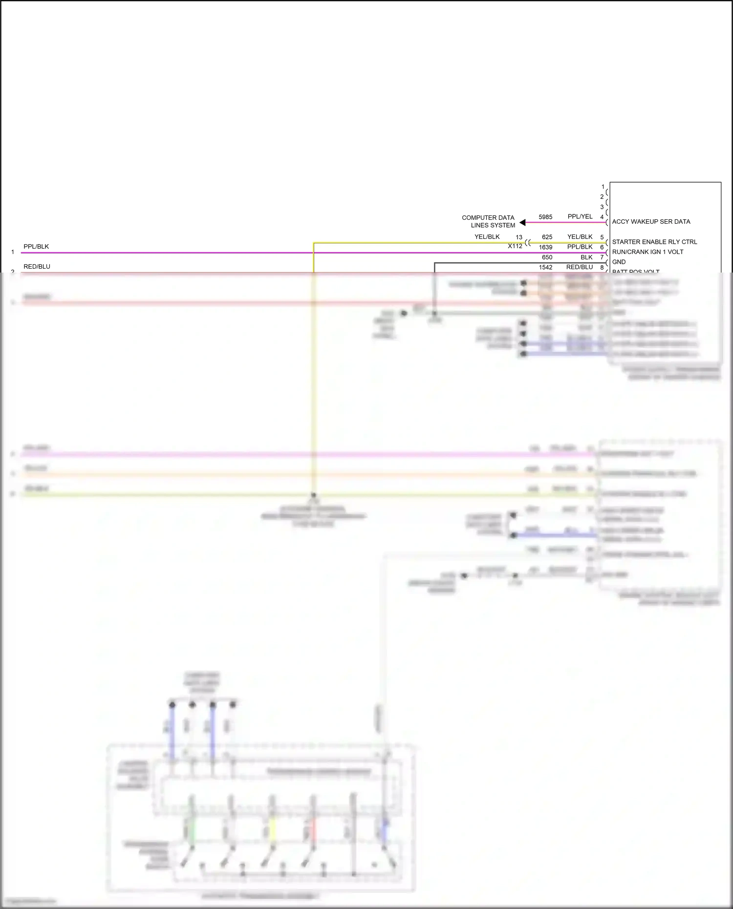 Wiring diagram starter enable rly ctrl for GMC Acadia II (2016-2019) (1 of 1)