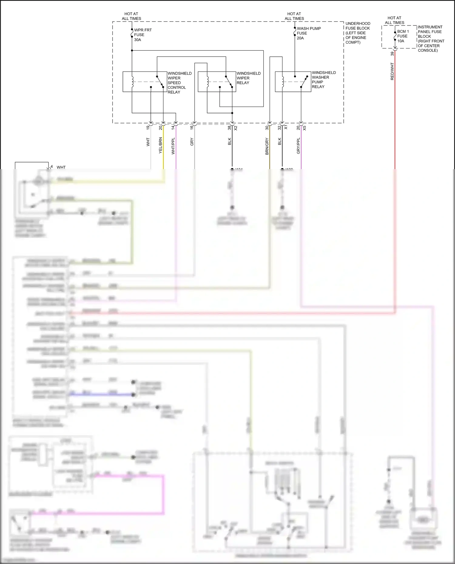 Wiring diagram wht/blk for GMC Acadia II (2016-2019) (5 of 18)